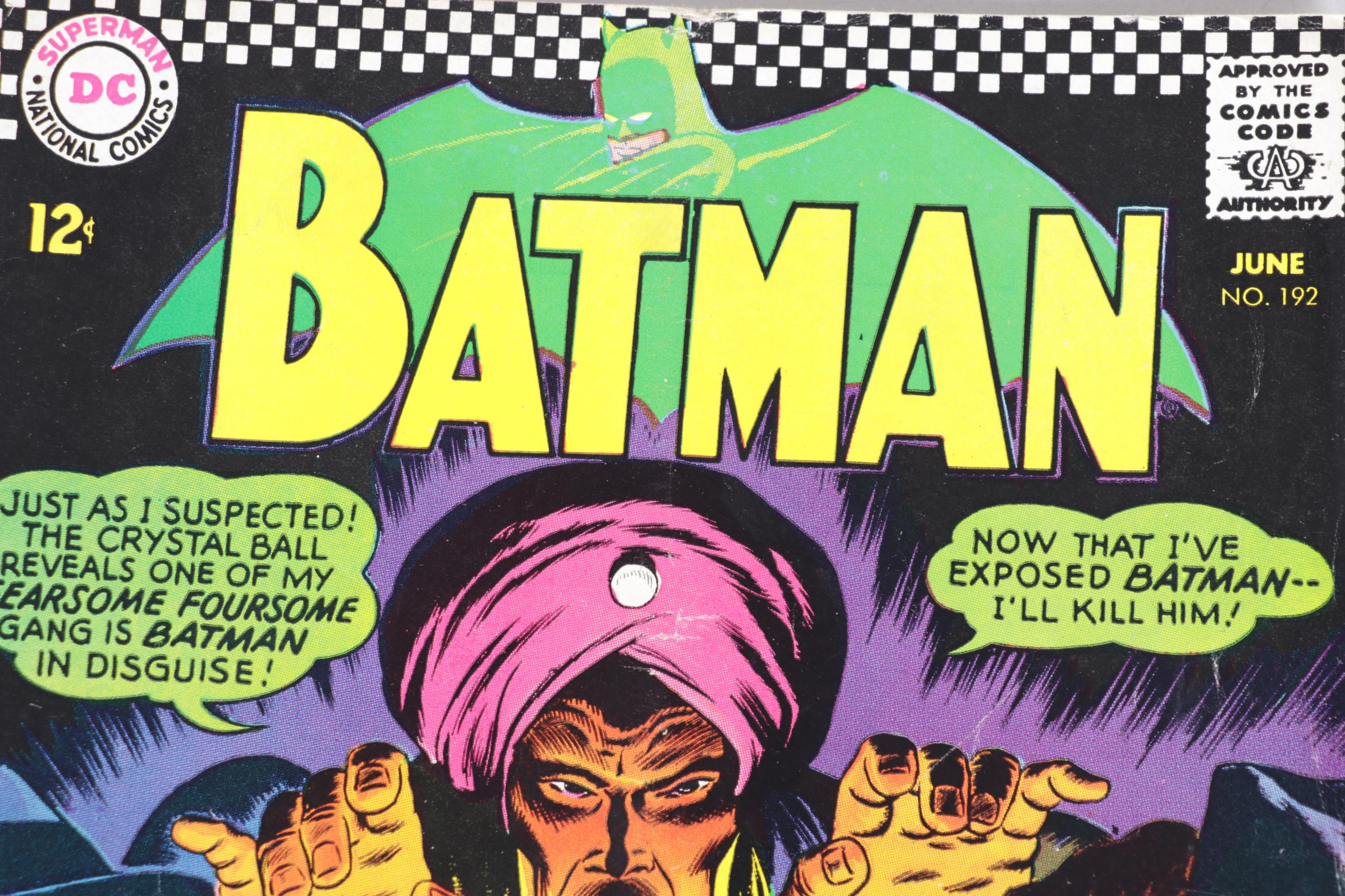 Silver Age DC Comics Batman Including "Batman and The Flash" #67 and More Comics