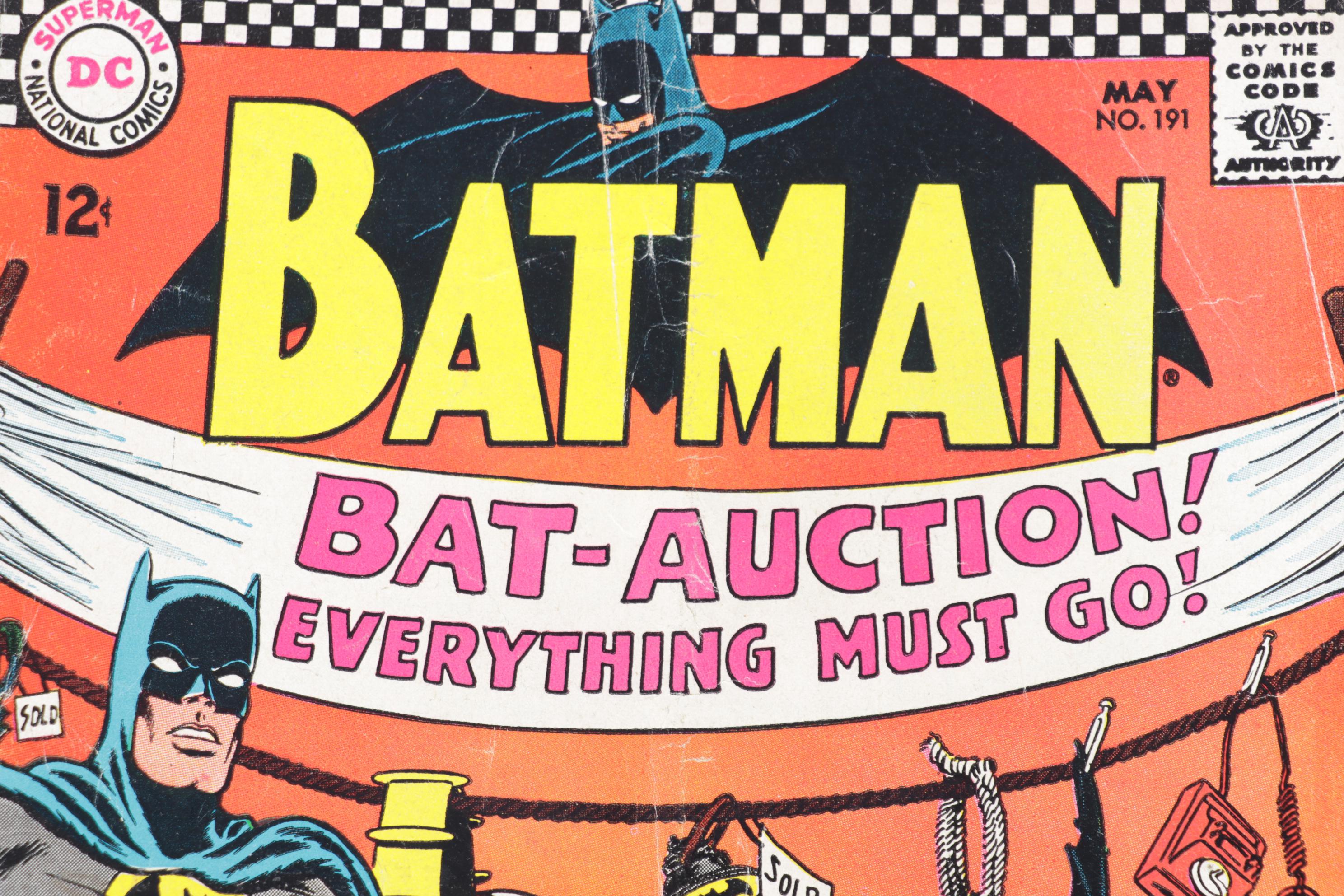 Silver Age DC Comics Batman Including "Batman and The Flash" #67 and More Comics