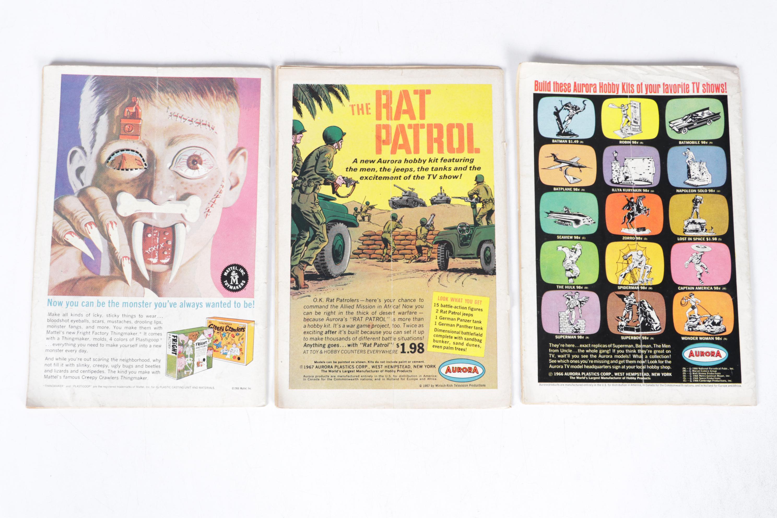 Silver Age DC Comics Batman Including "Batman and The Flash" #67 and More Comics