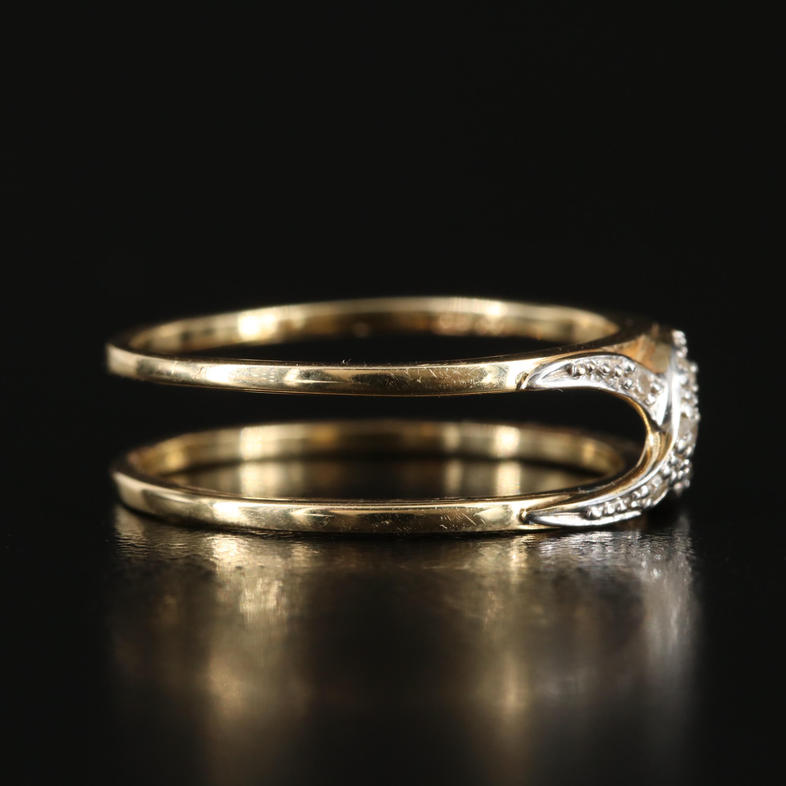 14K Diamond Ring Frame with Interchangeable Jadeite Band Inserts ...