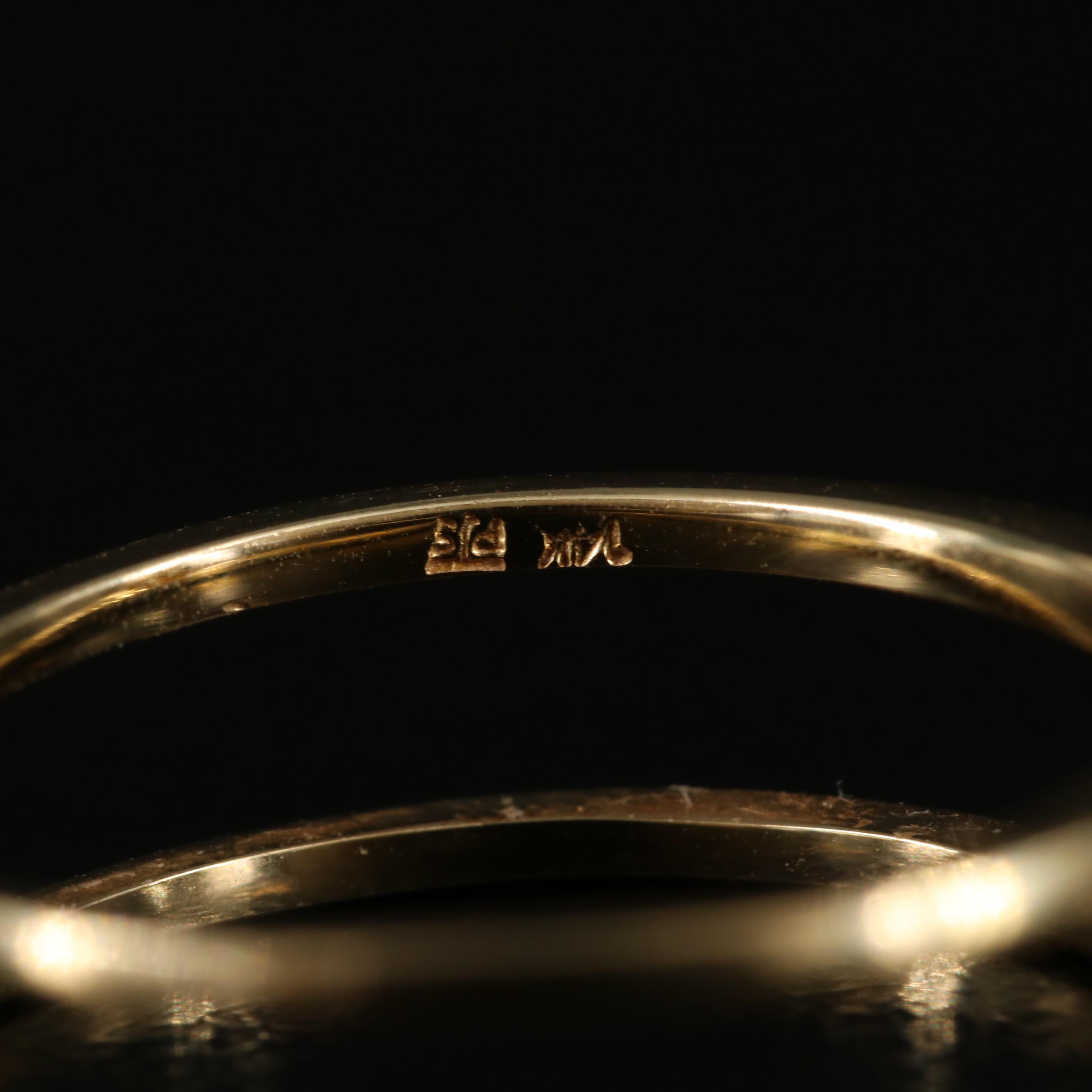 14K Diamond Ring Frame with Interchangeable Jadeite Band Inserts