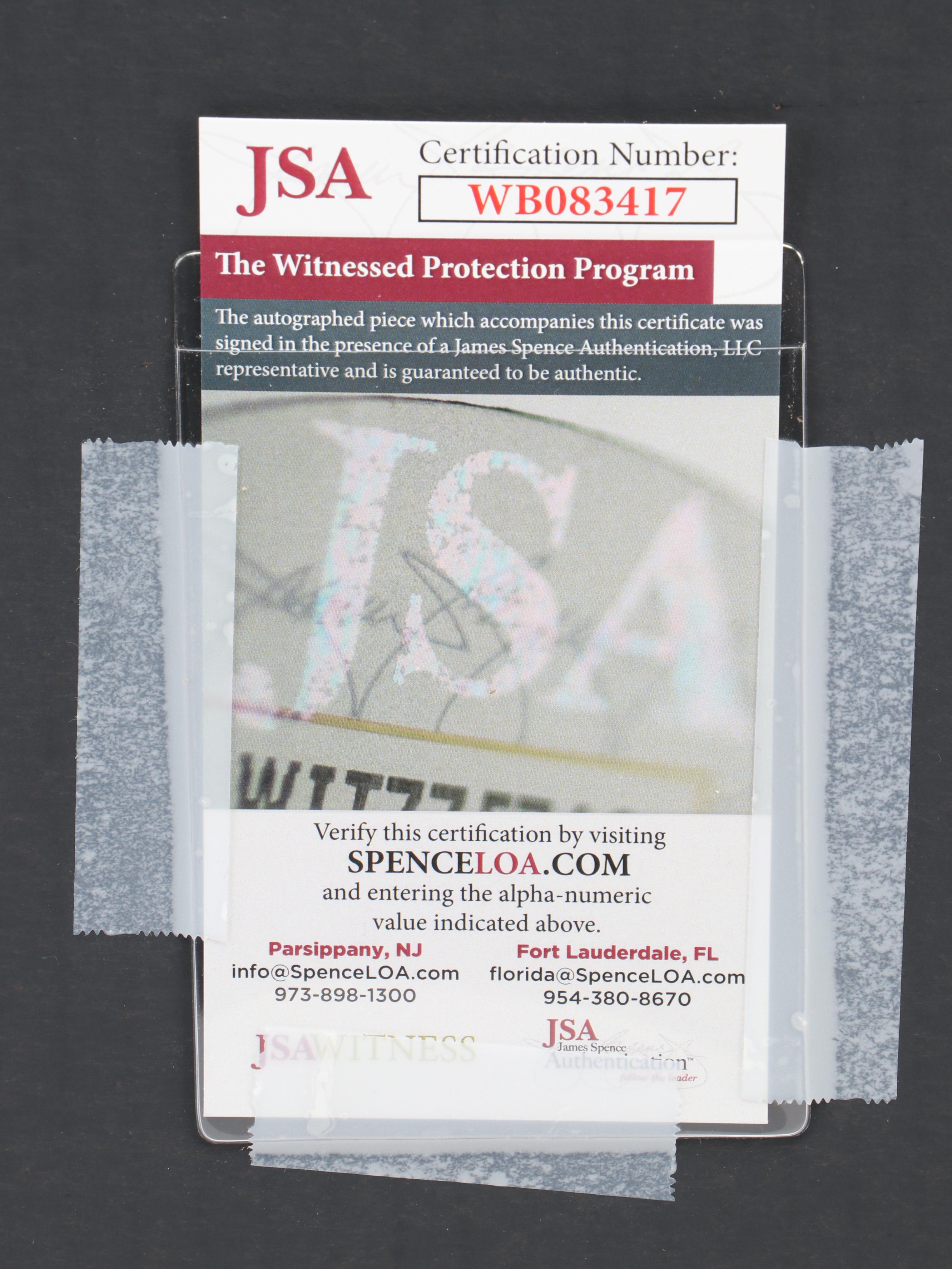 Pete Rose and Kane Signed Wrestling Print in Matted Frame