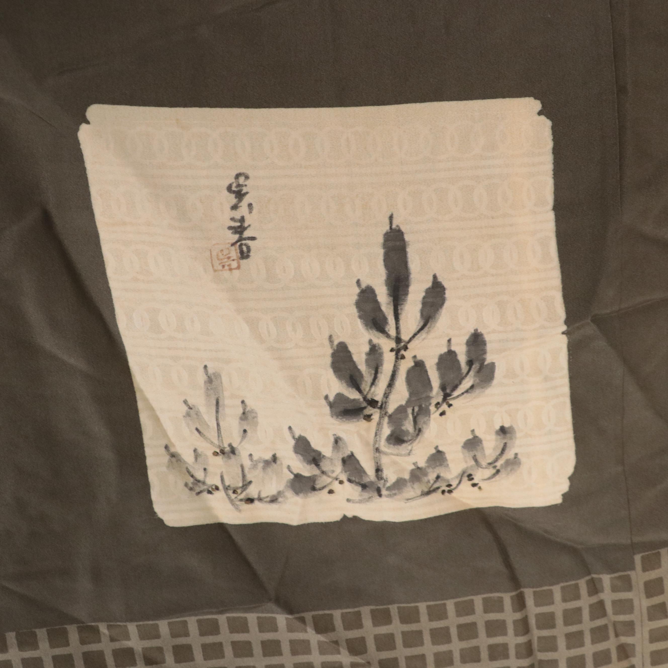 Men's Kosode Kimonos in Resist Dyed, Printed, and Solid Silk