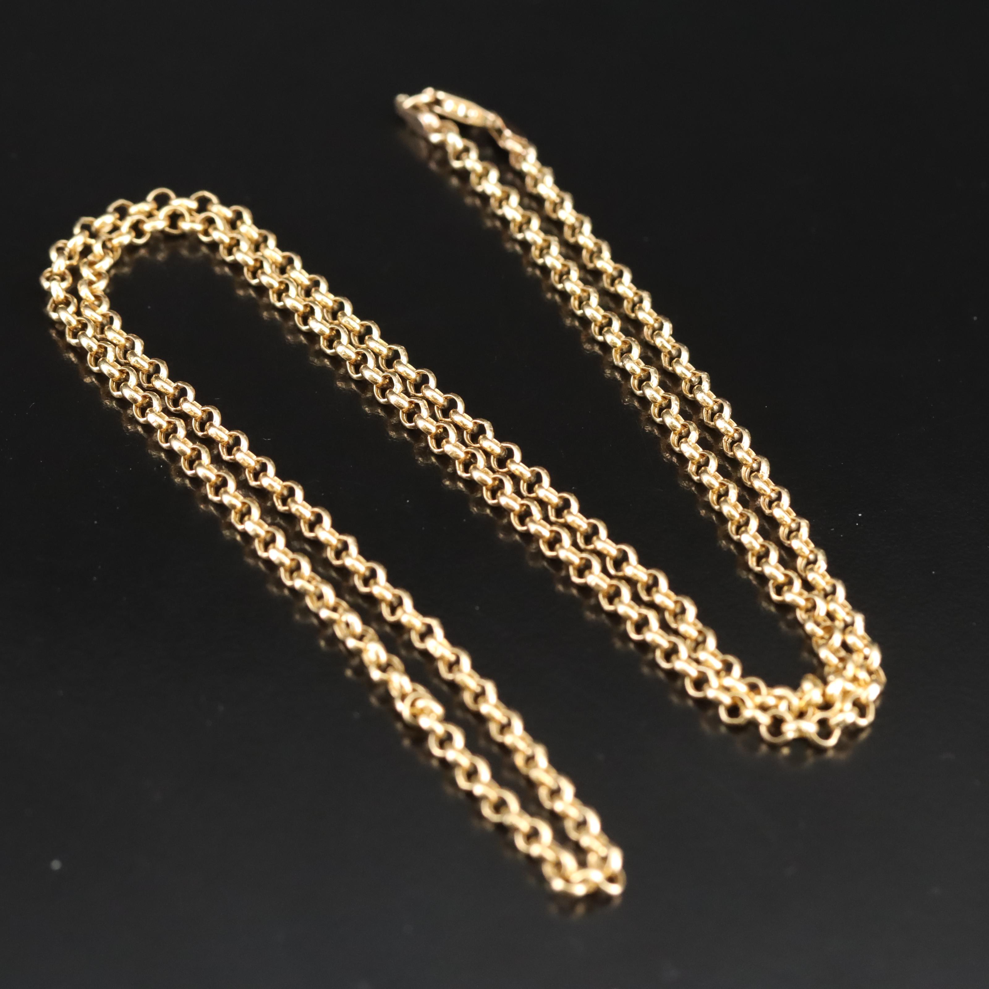 14K Rolo Chain Necklace