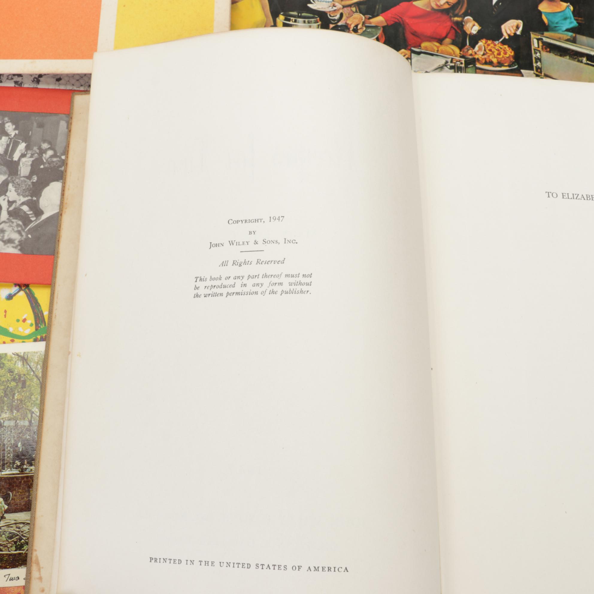 "Amy Vanderbilt's Complete Cookbook" with More Cookbooks and Menus