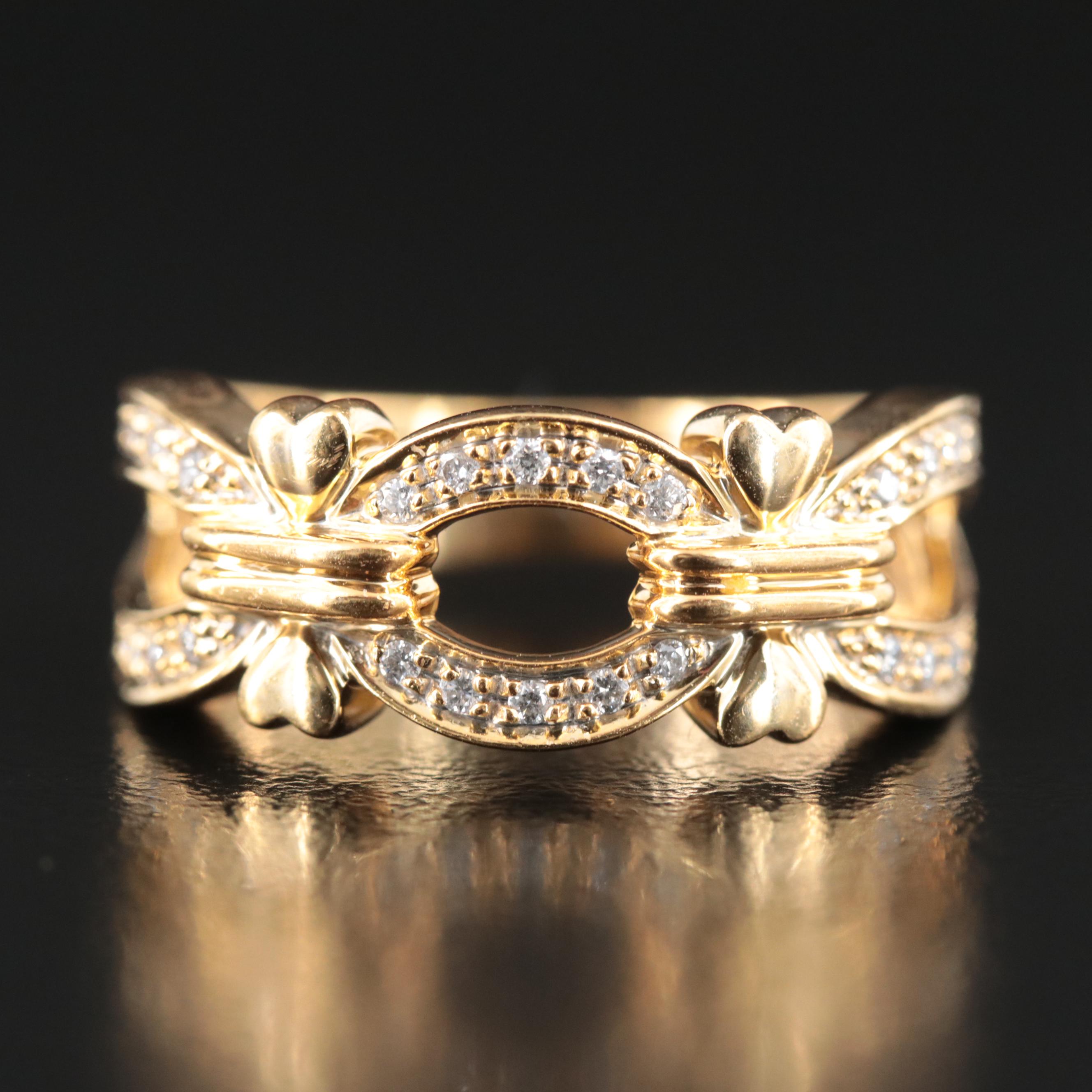 14K 0.15 CTW Diamond Ring