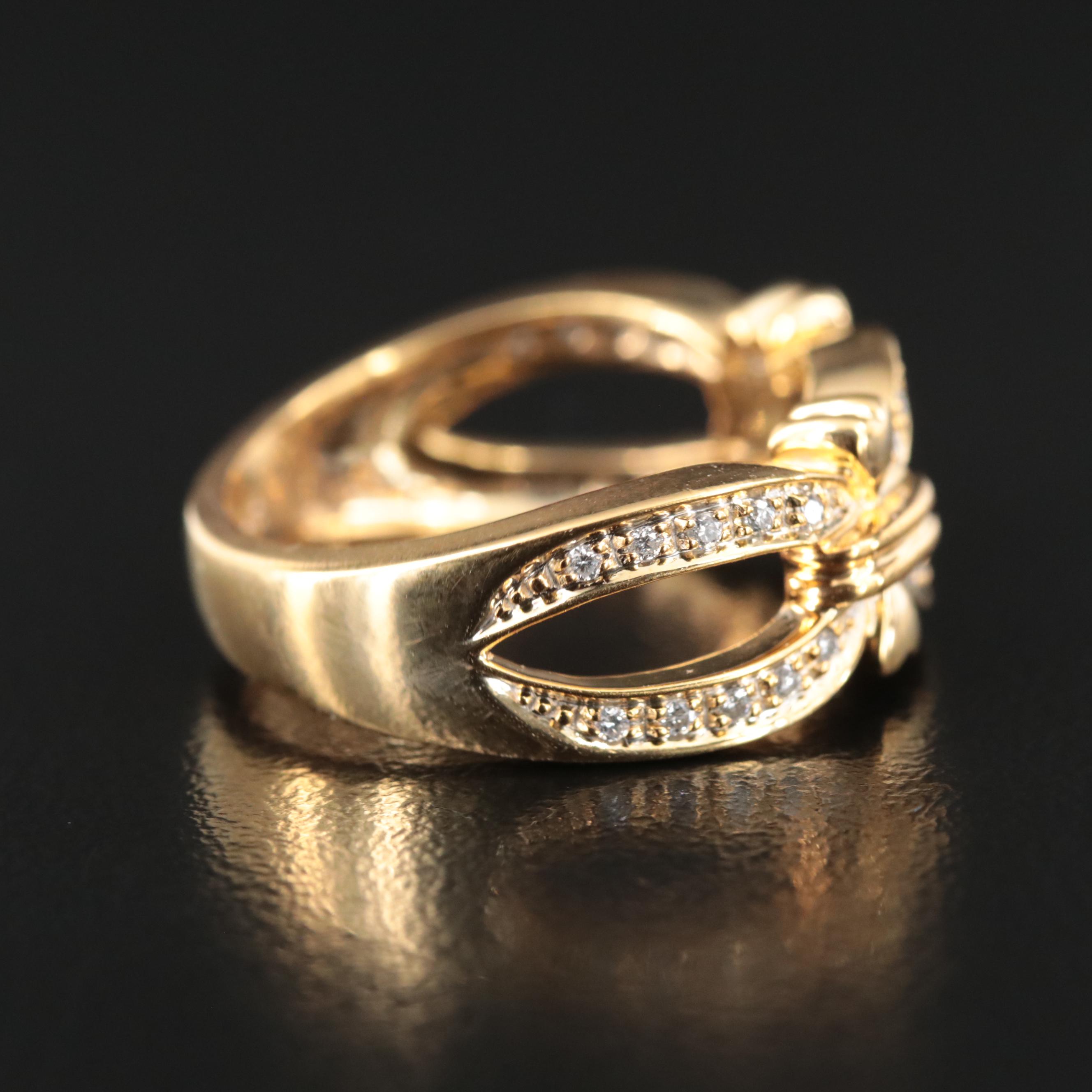 14K 0.15 CTW Diamond Ring