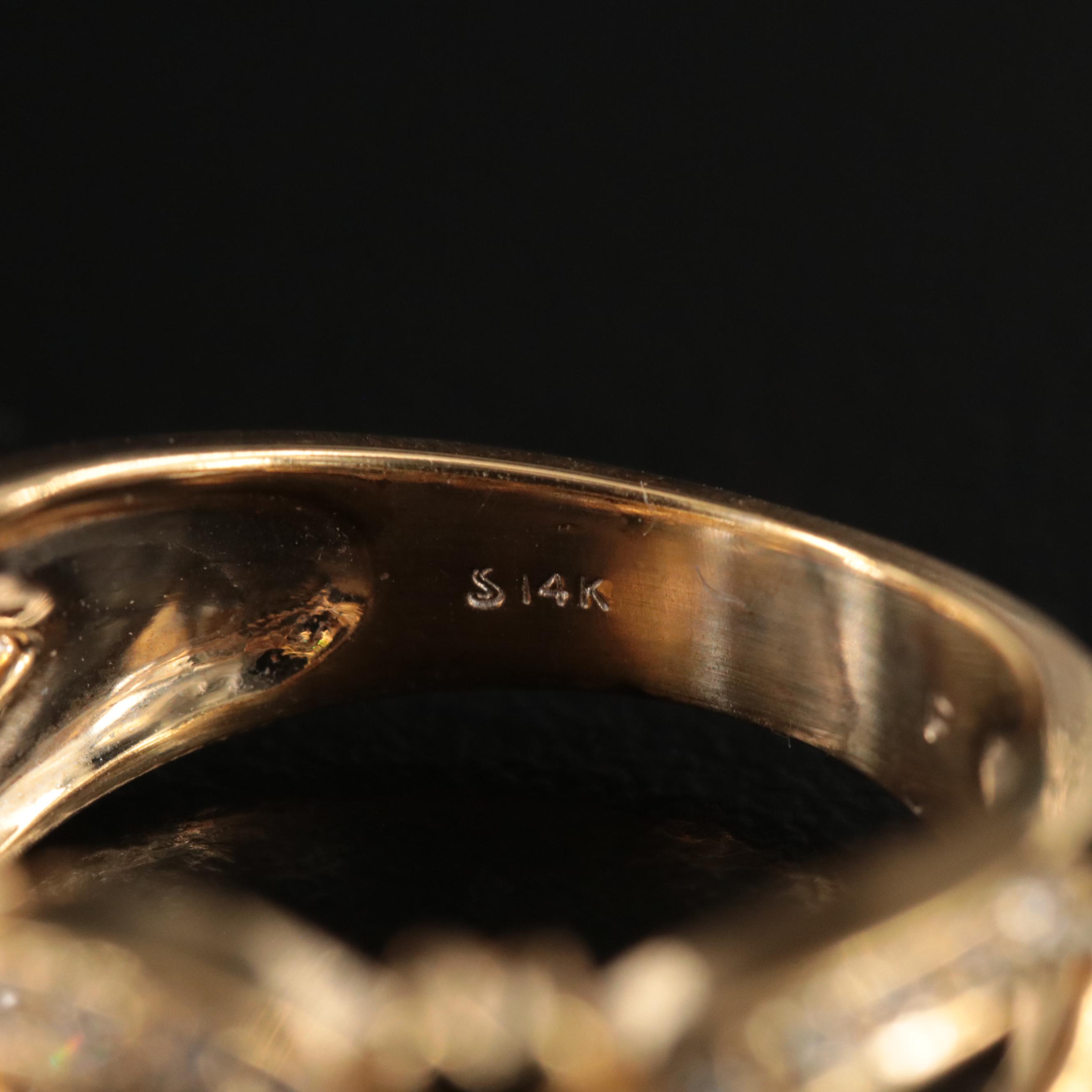 14K 0.15 CTW Diamond Ring