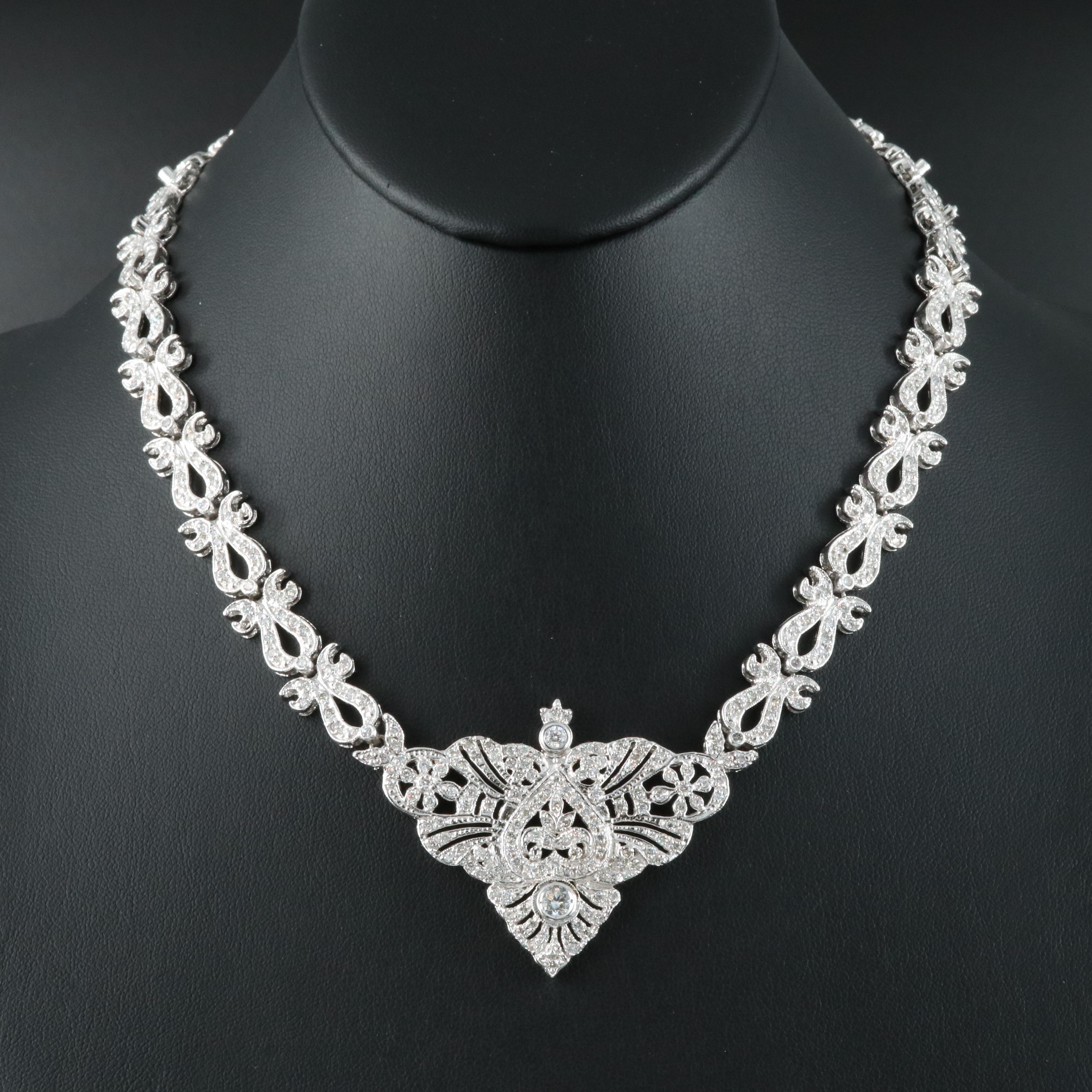 14K 4.11 CTW Diamond Necklace