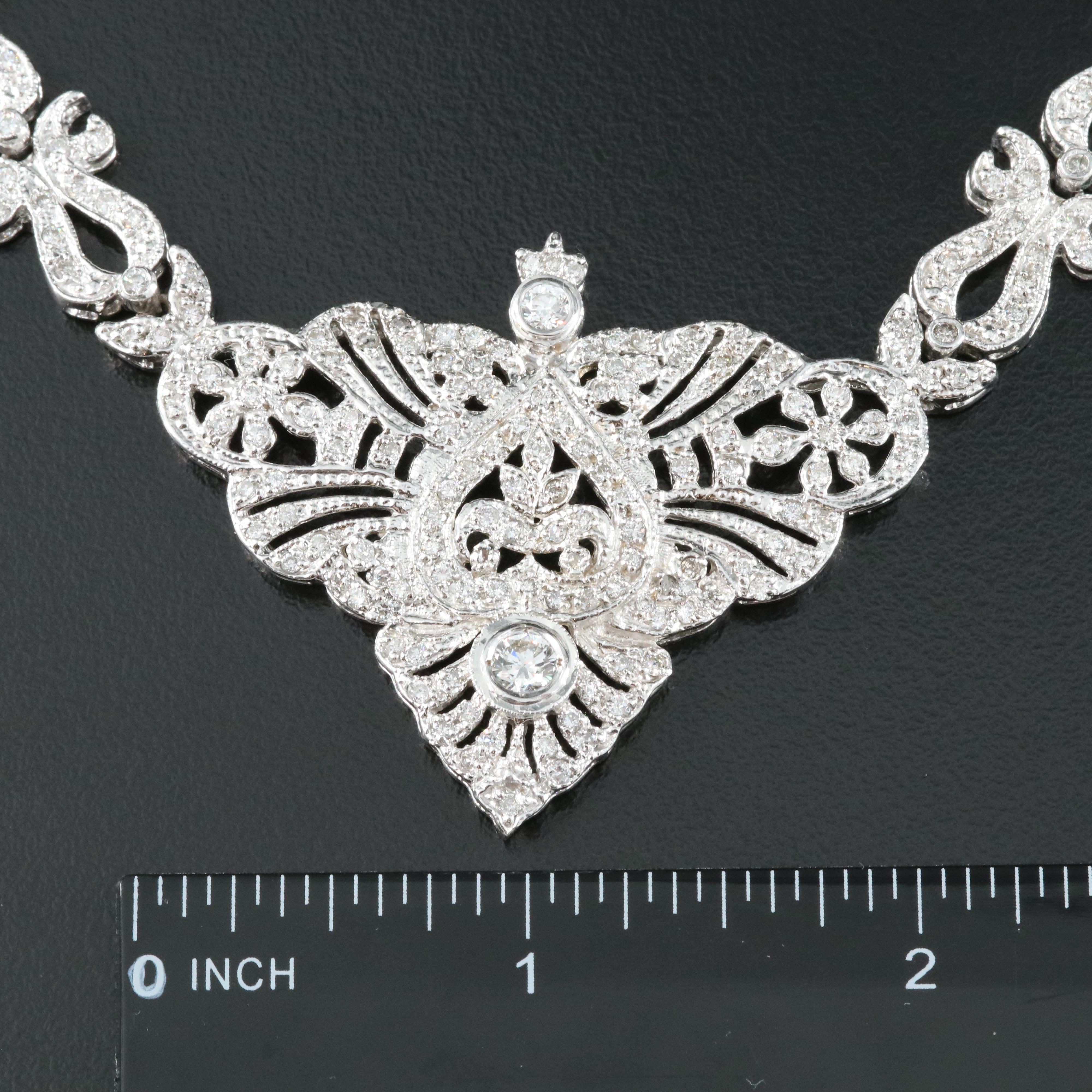 14K 4.11 CTW Diamond Necklace