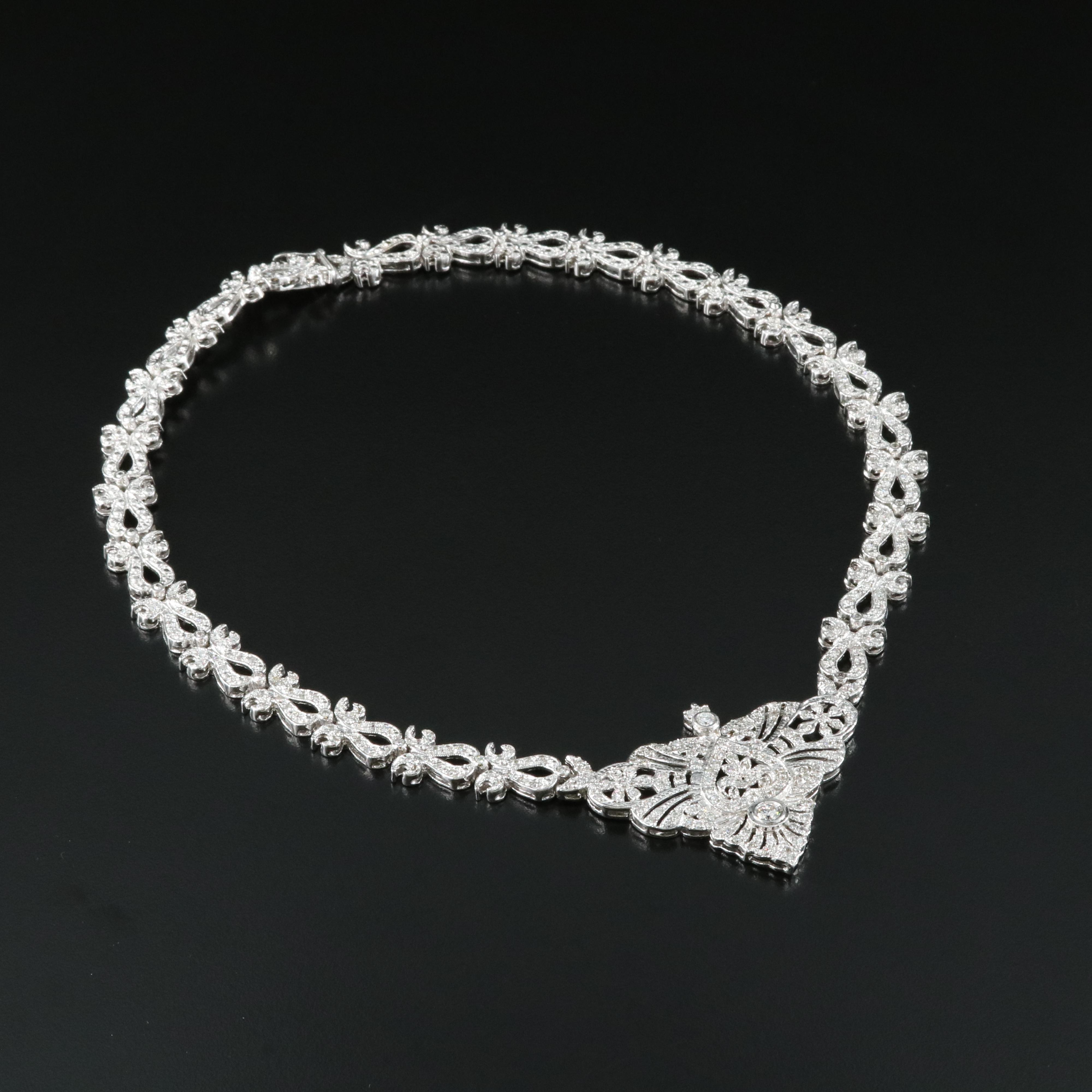 14K 4.11 CTW Diamond Necklace