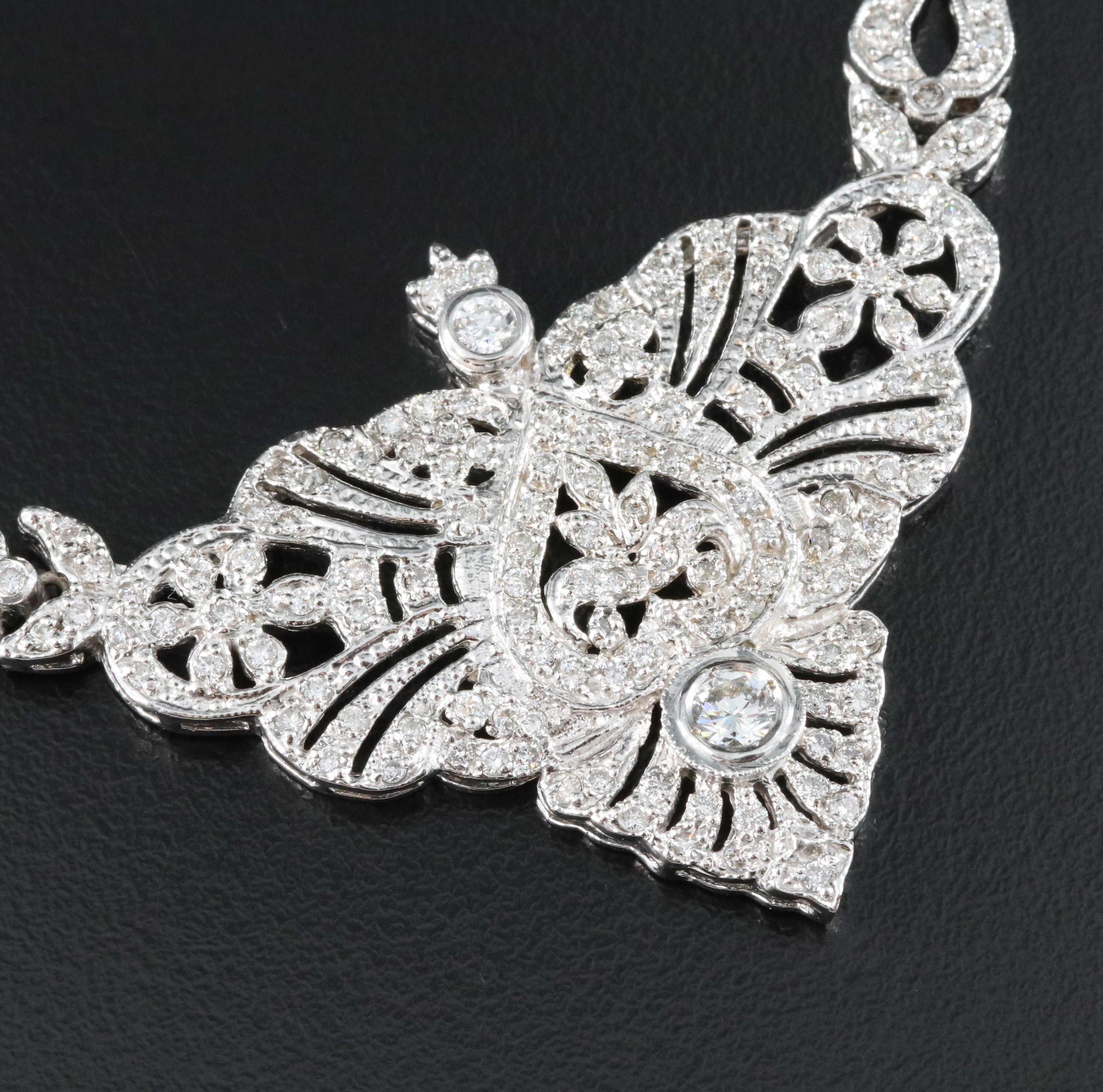 14K 4.11 CTW Diamond Necklace