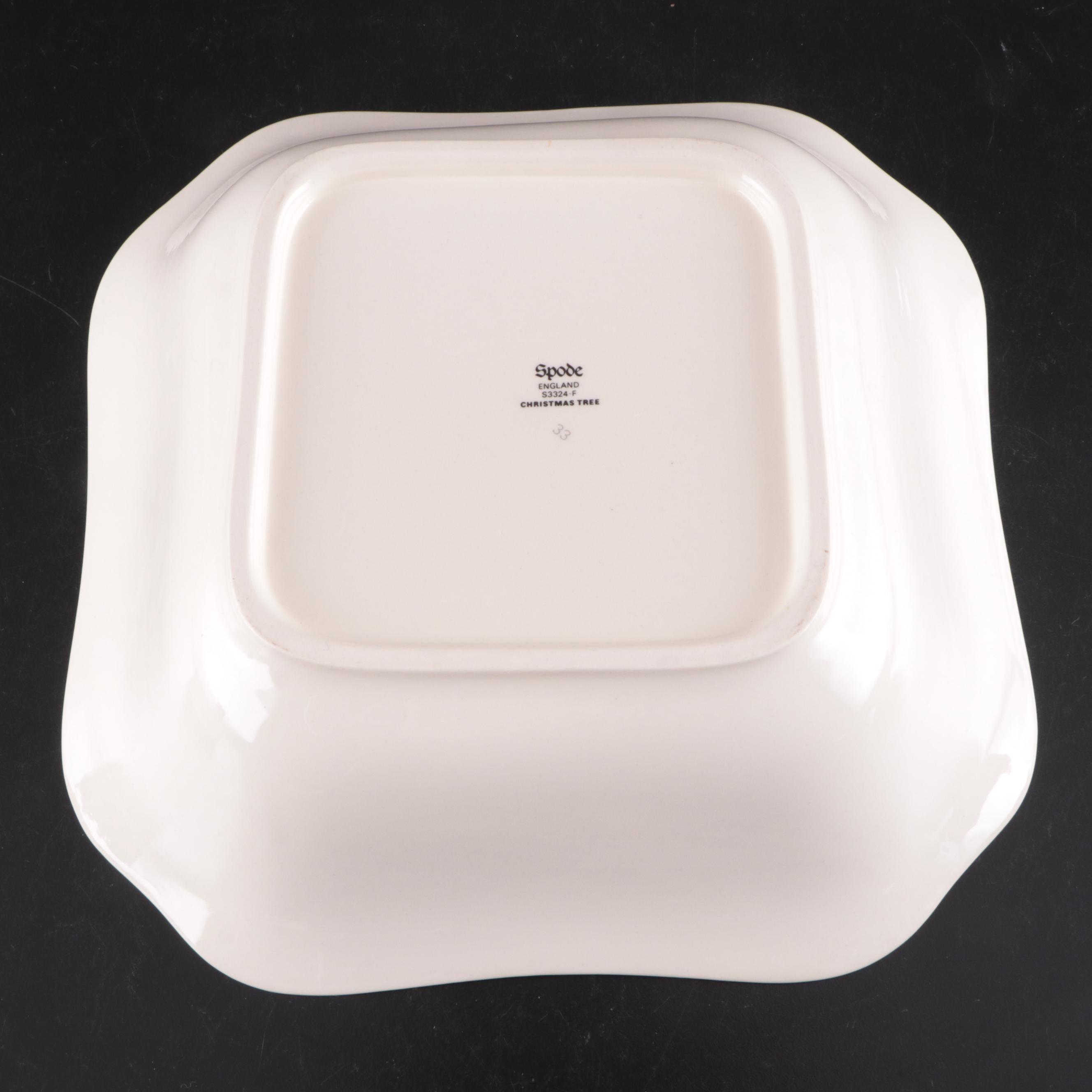 Spode "Christmas Tree" Ceramic Serveware