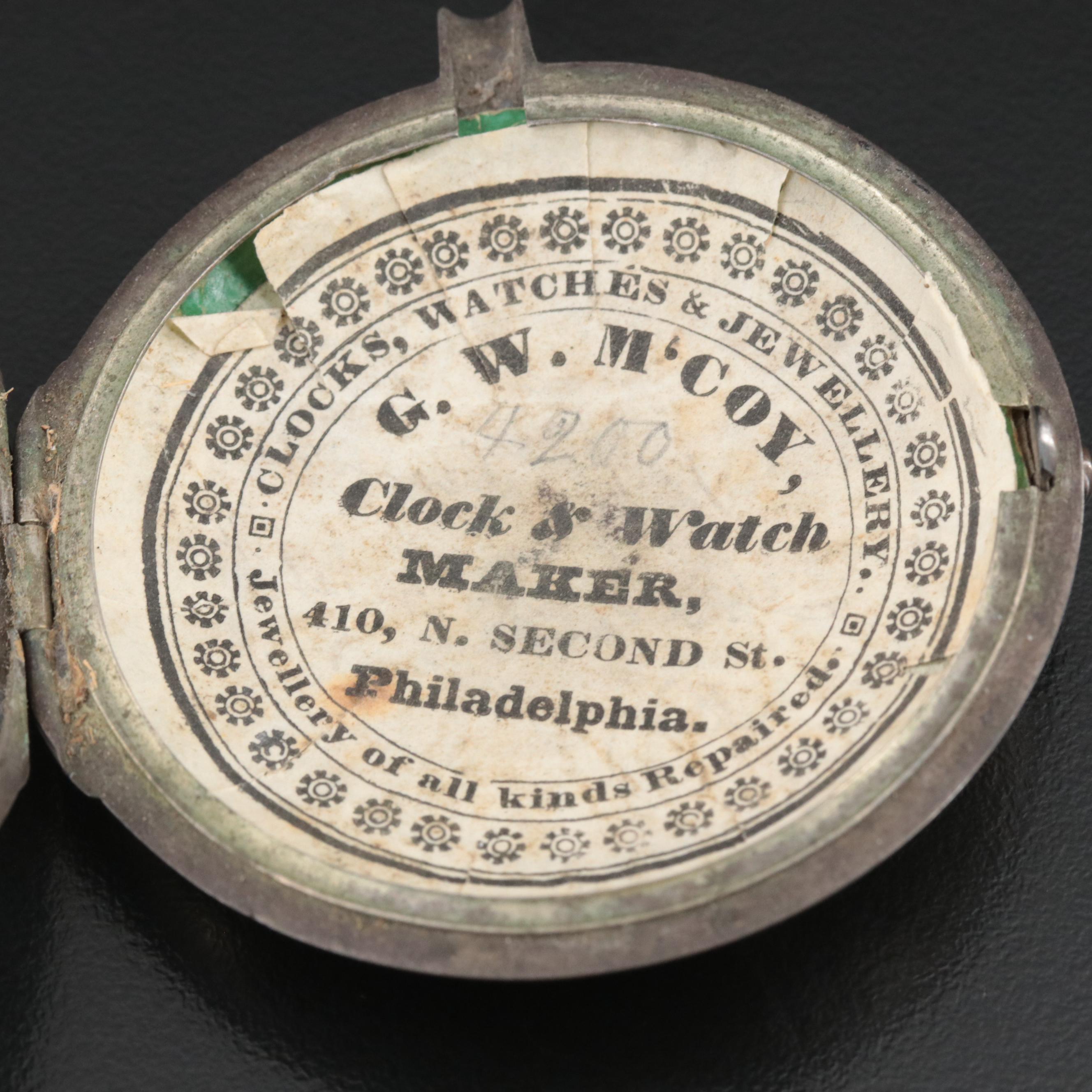 Norton London Double-Case Antique Pocket Watch