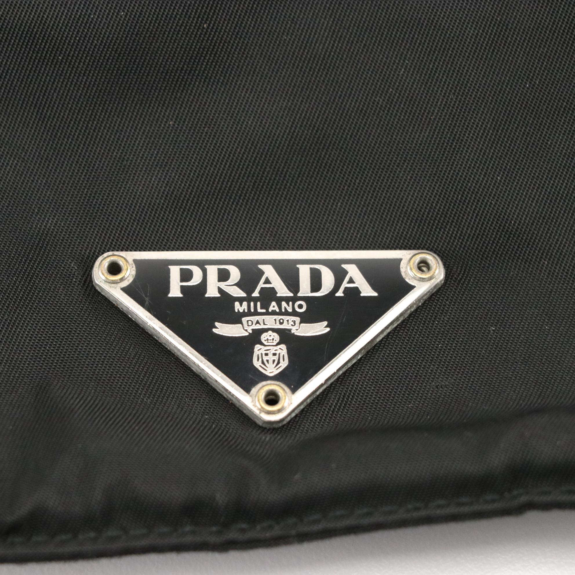 Prada Black Tessuto Nylon Crossbody Bag