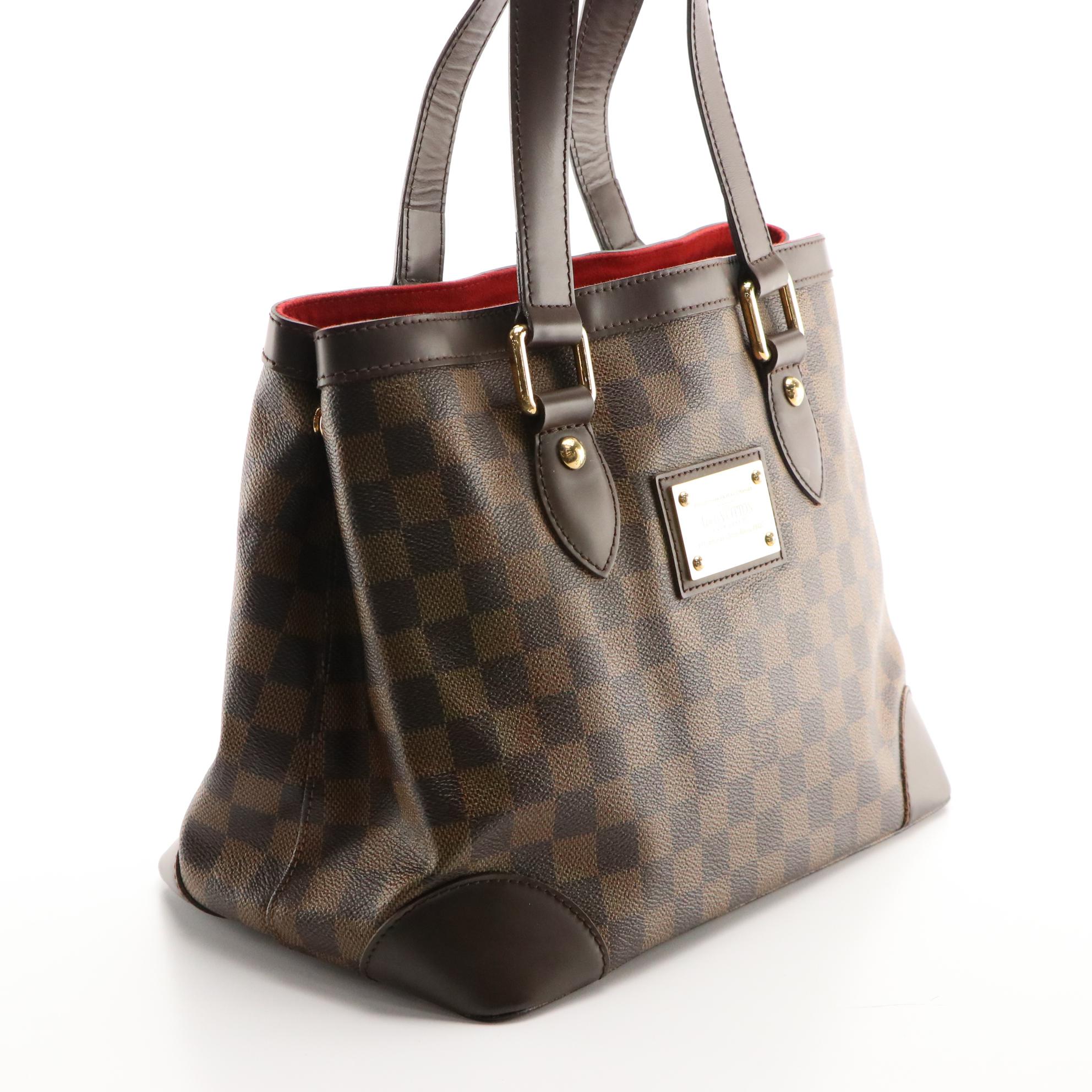 Louis Vuitton Inventeur Hampstead PM Bag in Damier Ebene Canvas and Leather