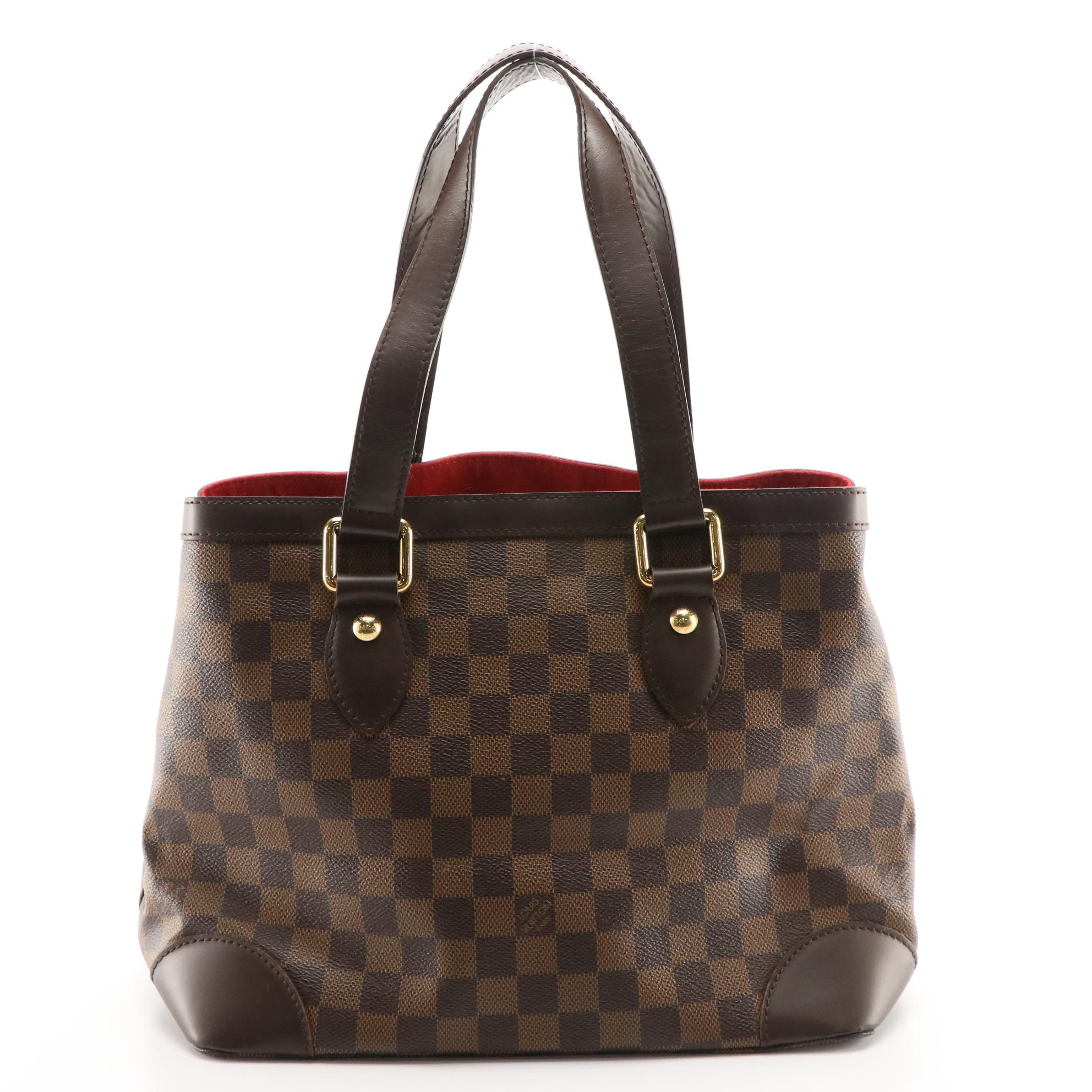Louis Vuitton Inventeur Hampstead PM Bag in Damier Ebene Canvas and Leather