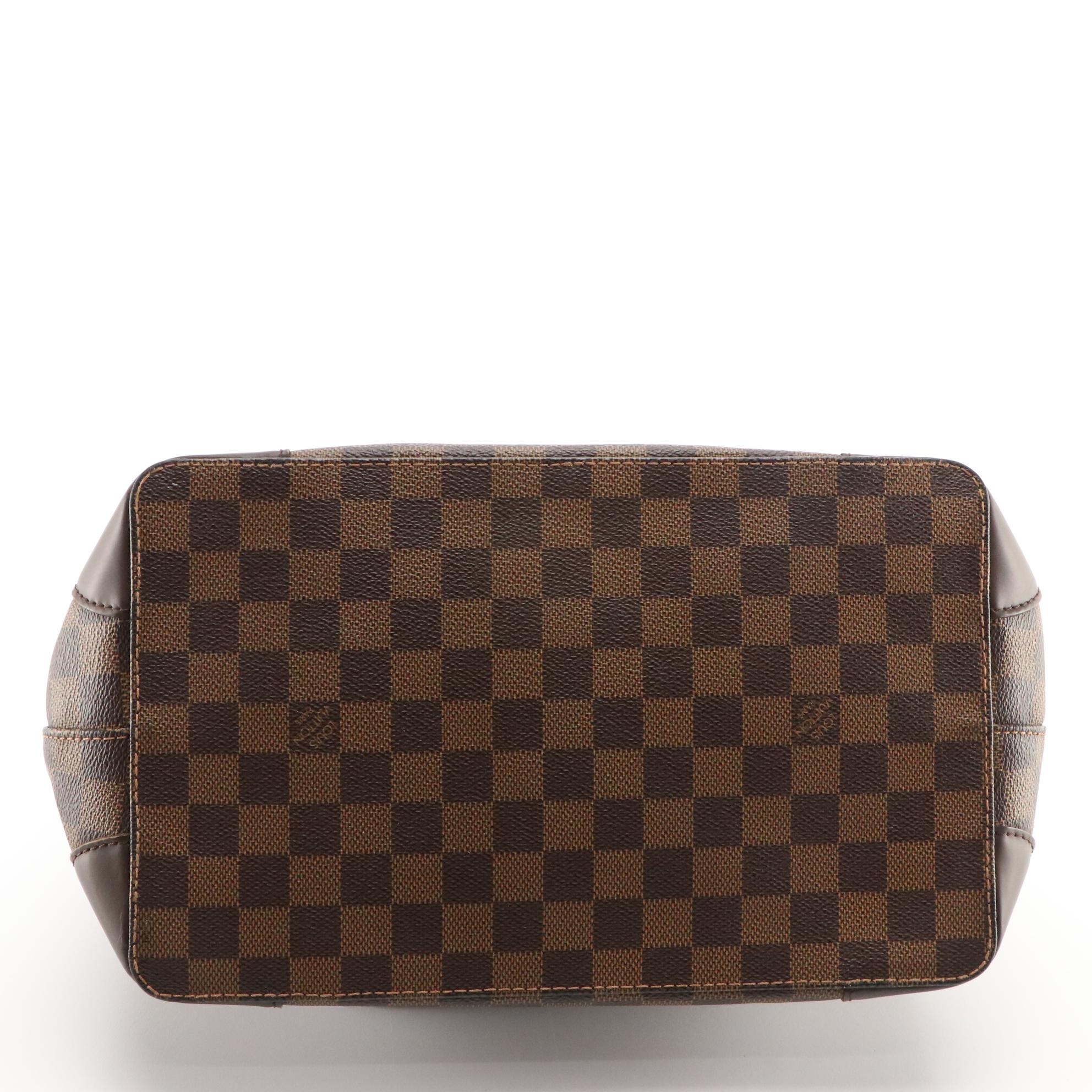 Louis Vuitton Inventeur Hampstead PM Bag in Damier Ebene Canvas and Leather