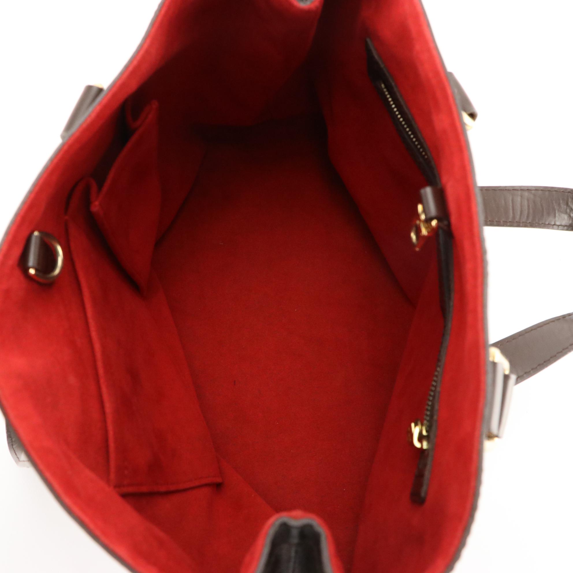 Louis Vuitton Inventeur Hampstead PM Bag in Damier Ebene Canvas and Leather