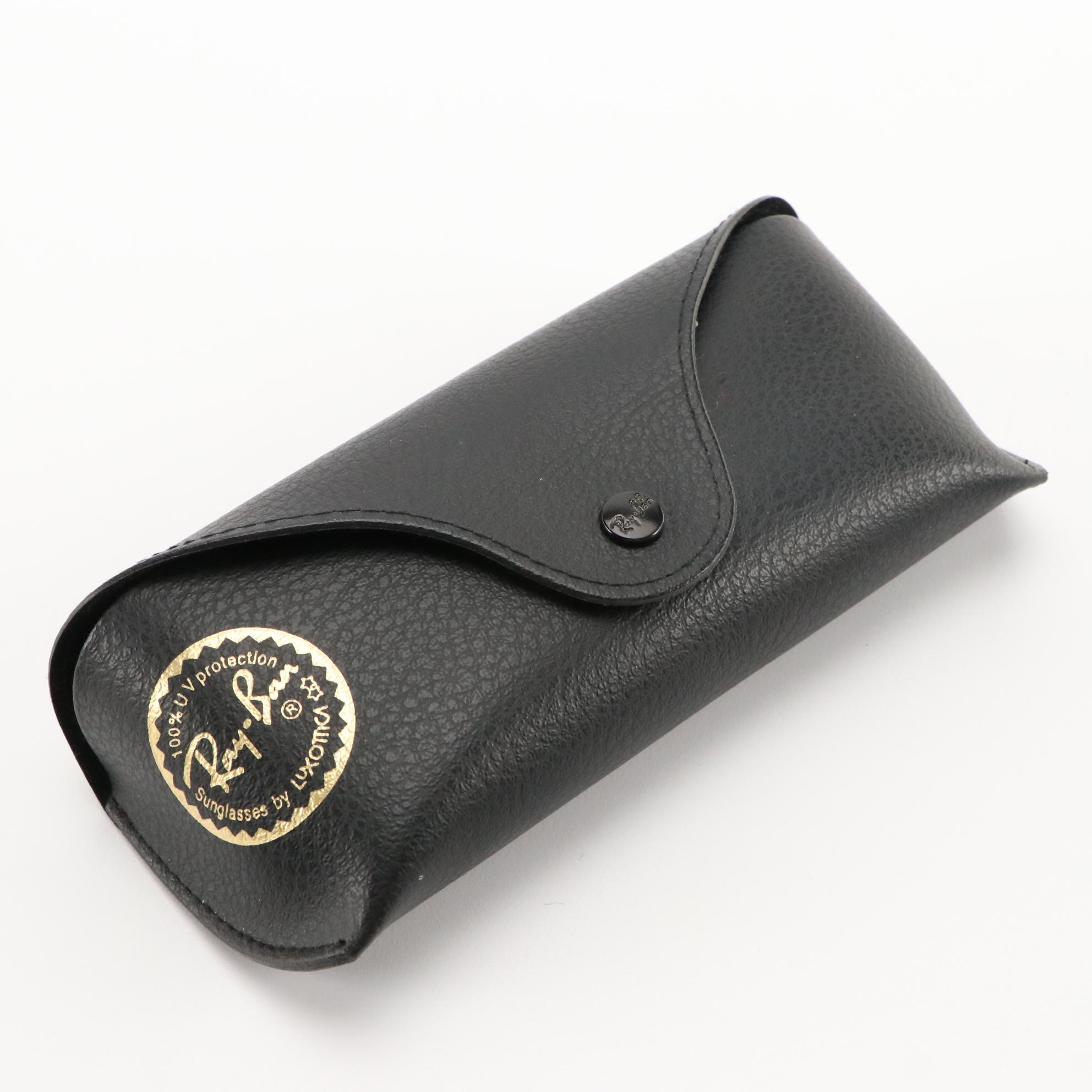 Ray-Ban RB4323-V Transparent Rectangle Bifocal Eyeglasses in Case