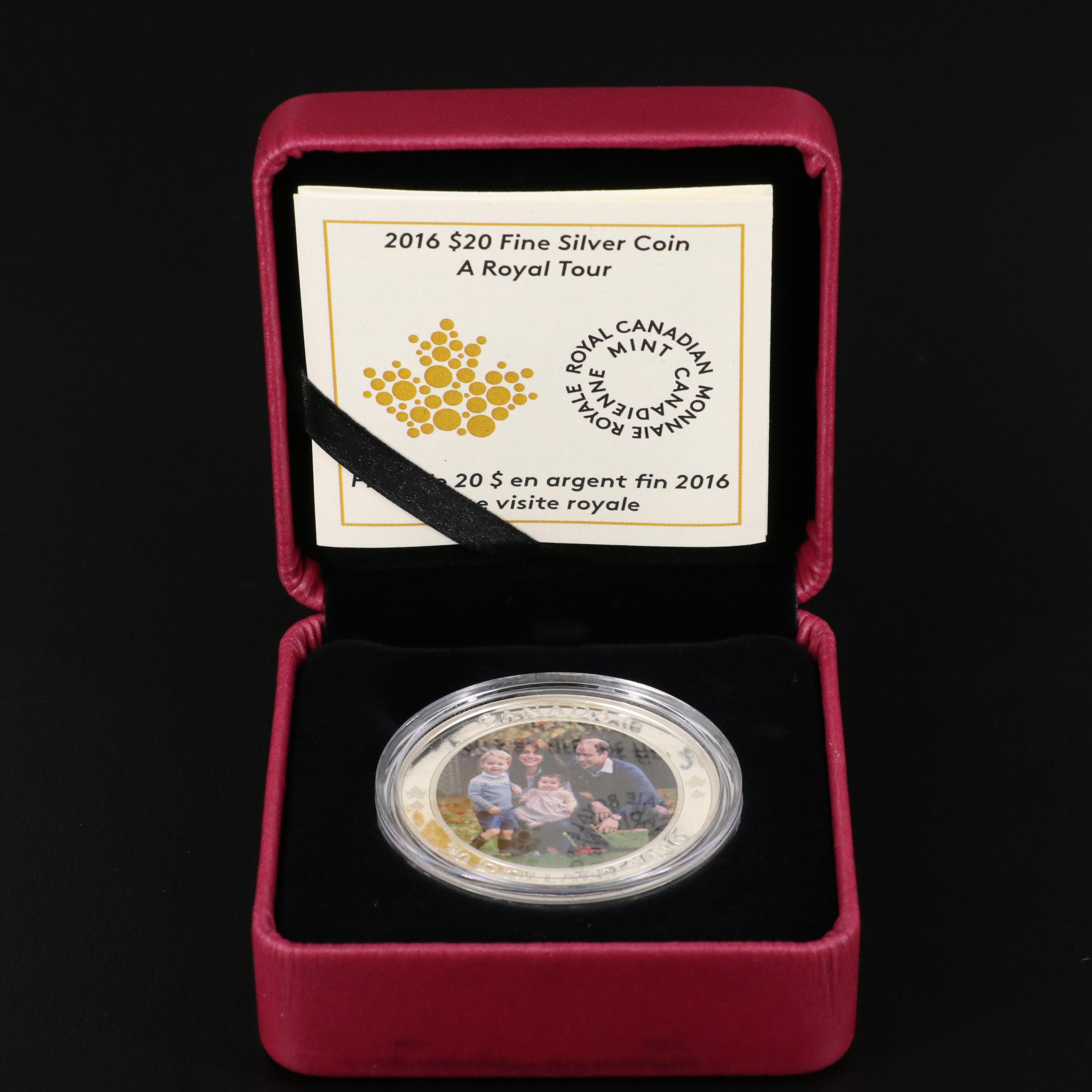 Six Canadian Fine Silver Coins