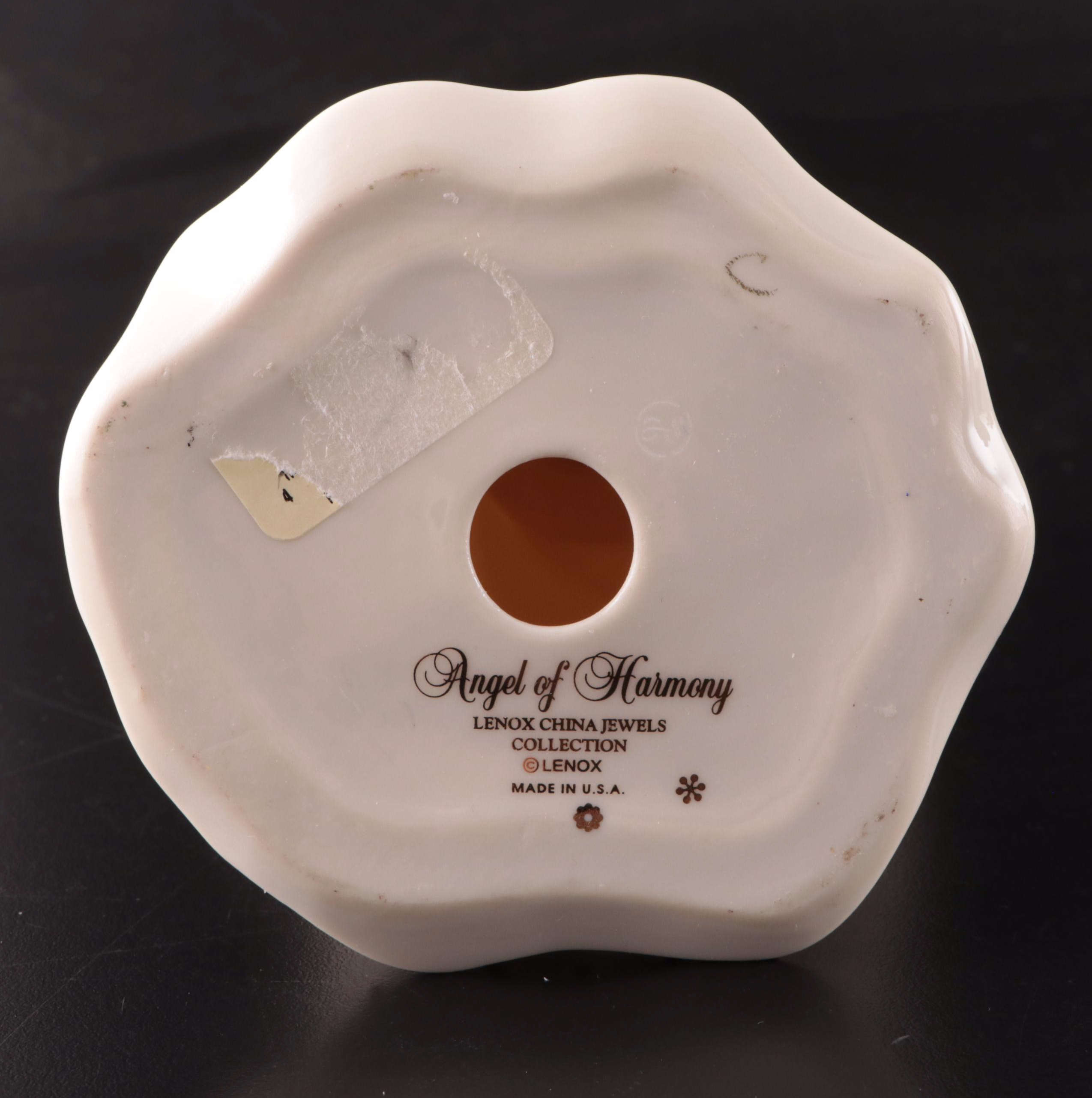 Lenox China Jewels "Angel of Harmony" and Other Angel Figurines