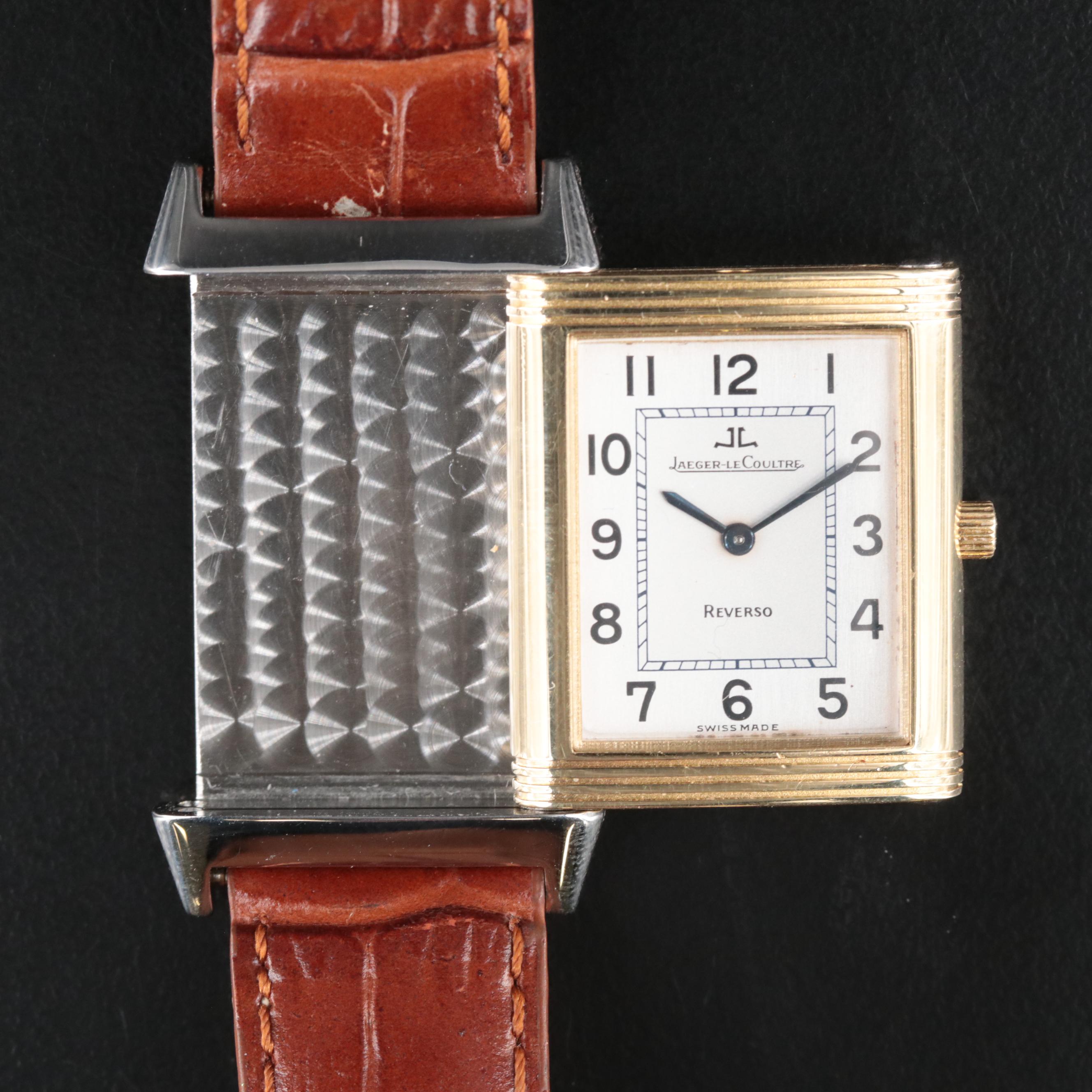 Jaeger-LeCoultre Reverso 18K Gold and Steel Manual Winding Watch