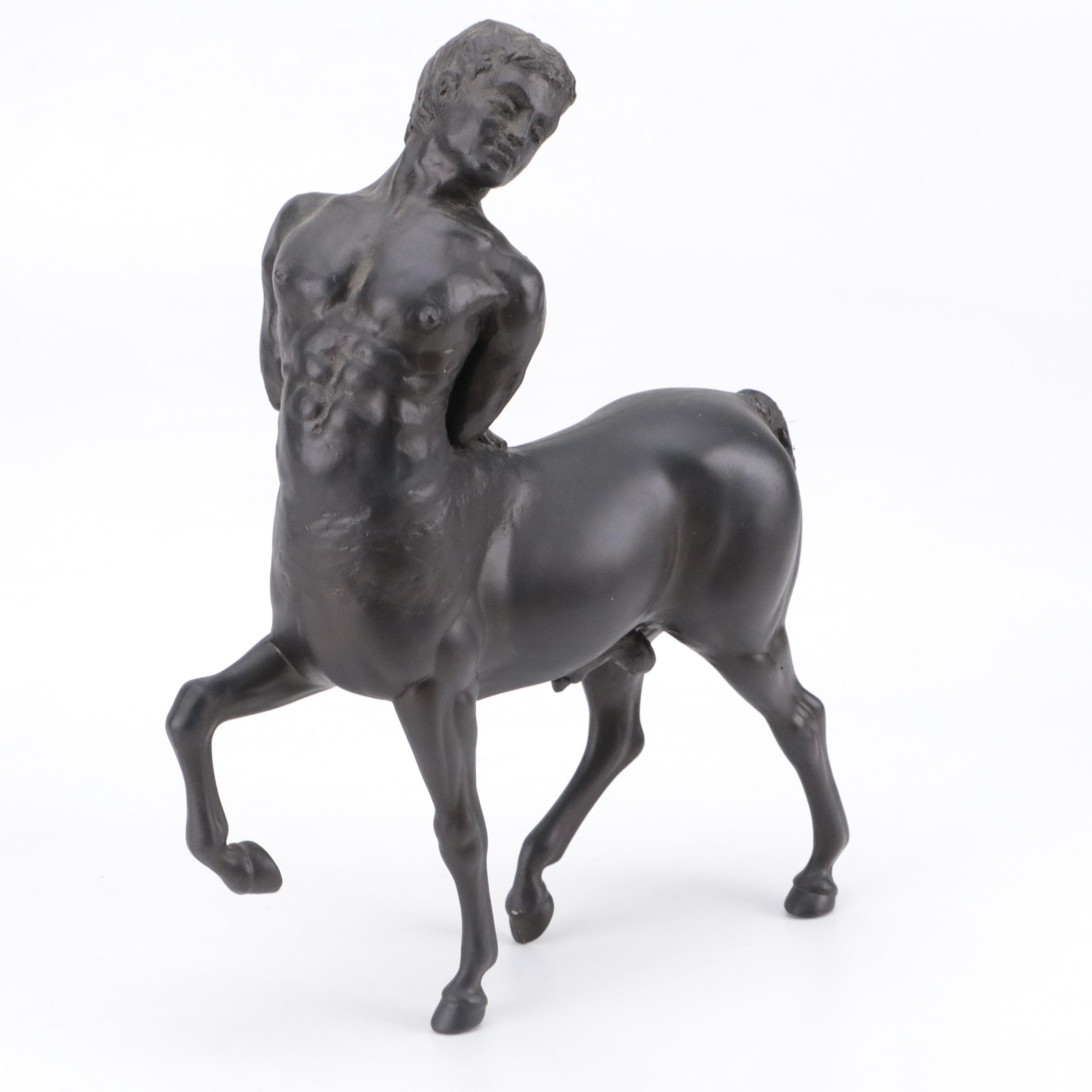 Bronze-Patinated Model of a Centaur