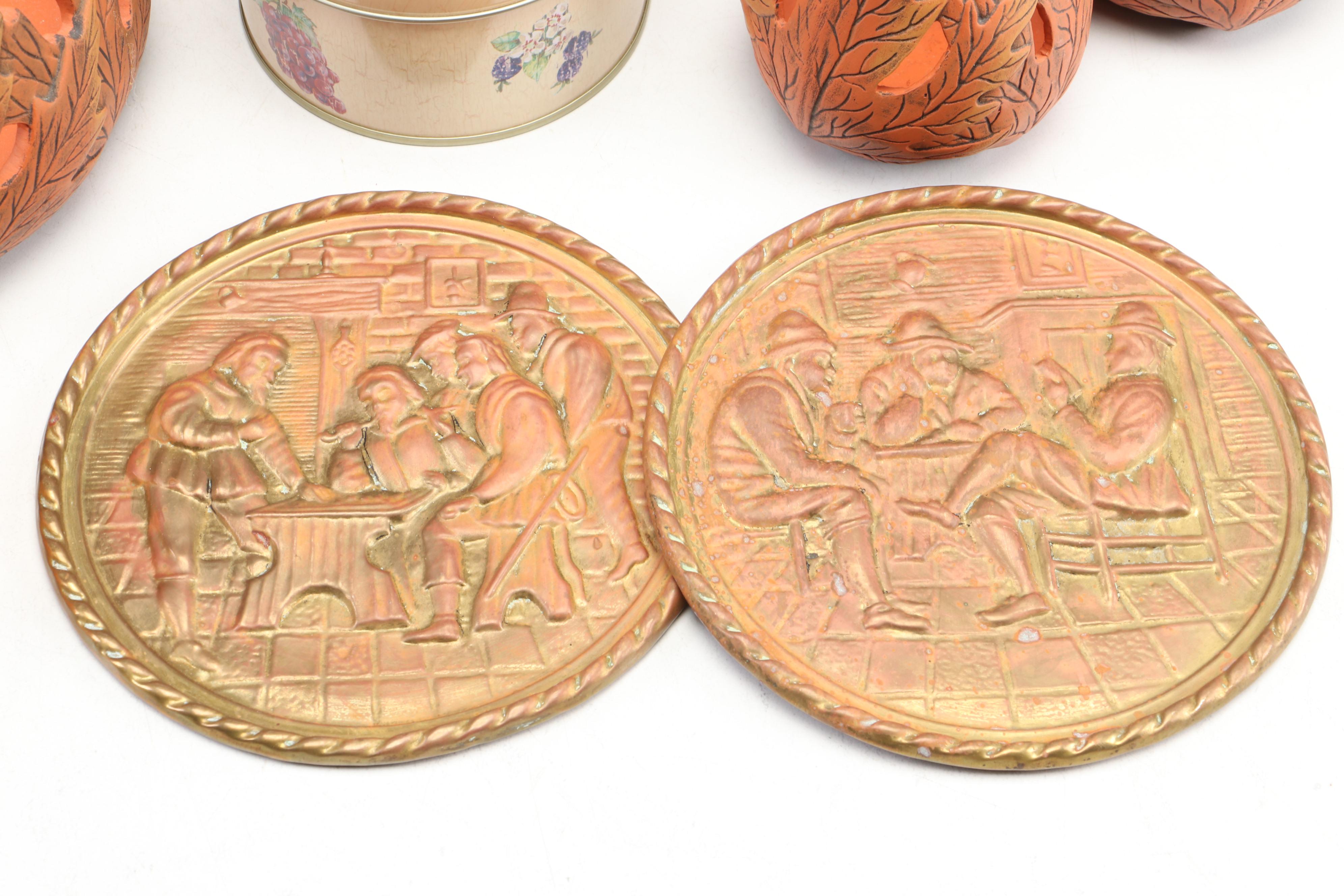 Artificial Bittersweet with Other Autumnal Themed Decor