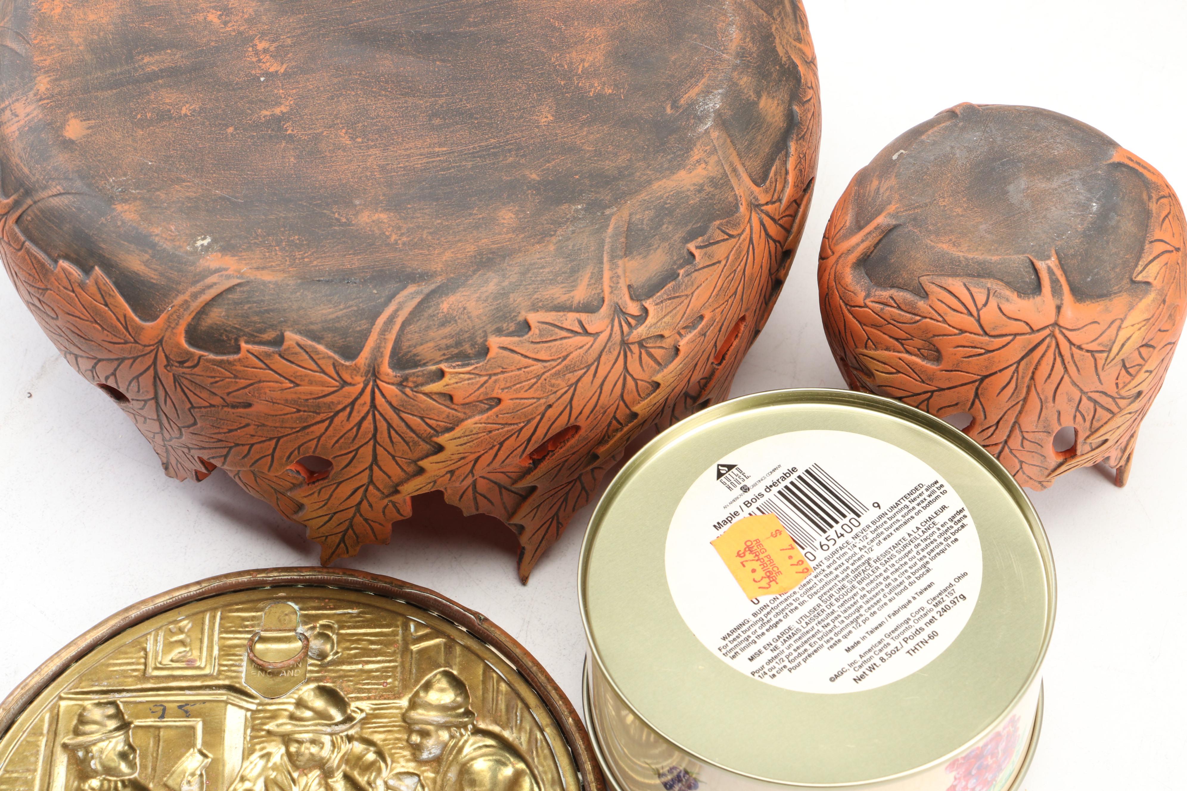 Artificial Bittersweet with Other Autumnal Themed Decor