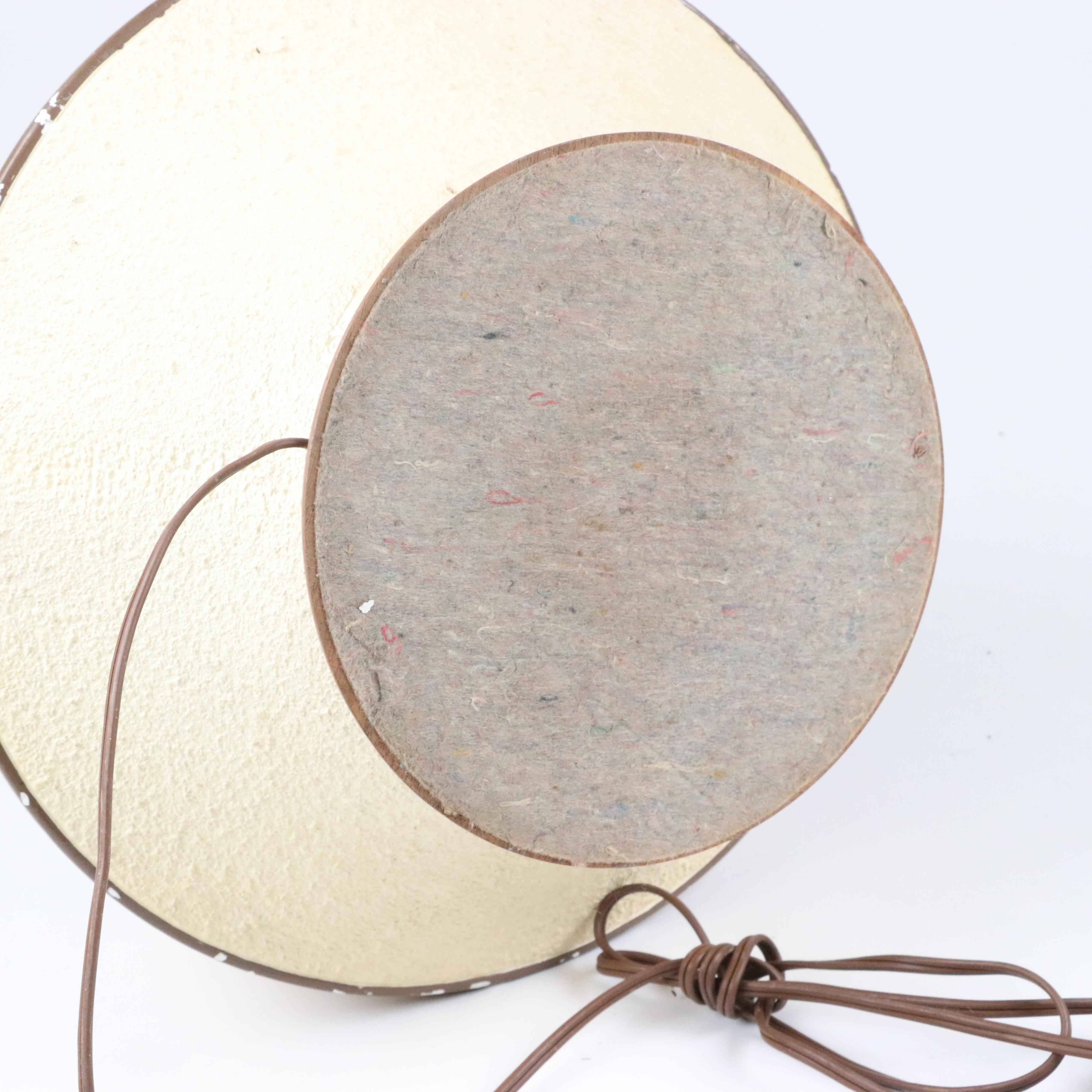 Quartite Creative Corp. MCM Ceramic Table Lamp with a Tapered Shade, 1961