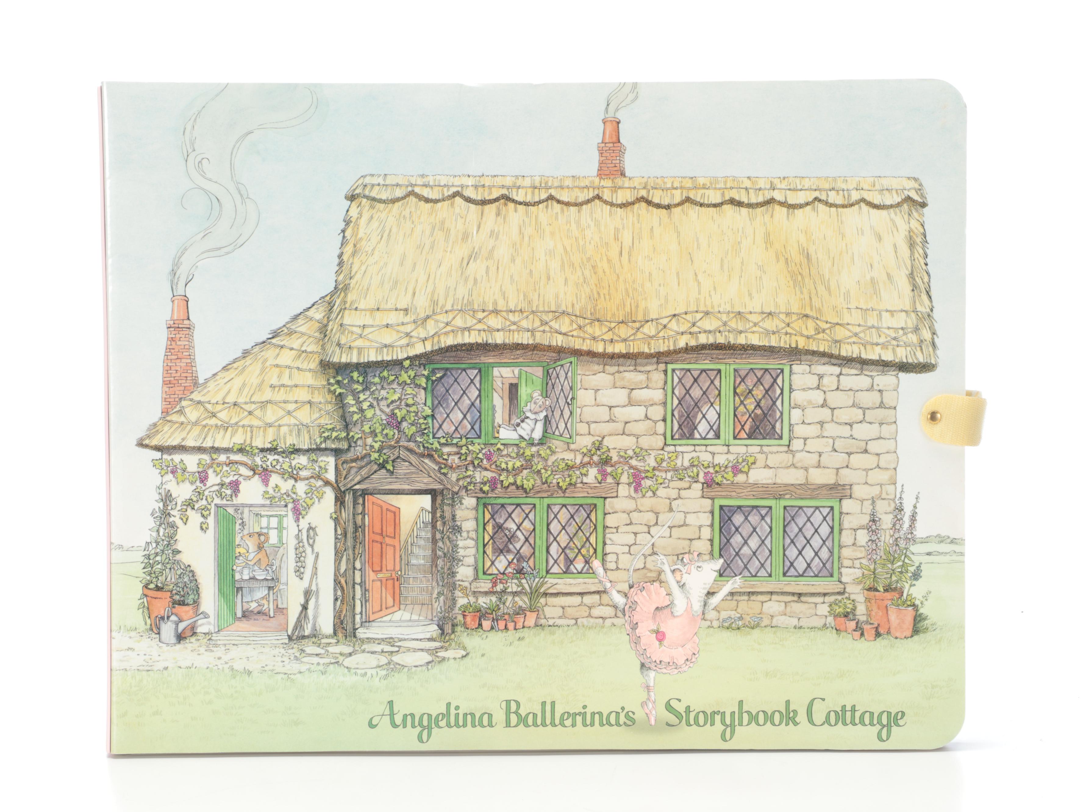 Angelina Ballerina Storybook Cottage with Furniture and Accessories