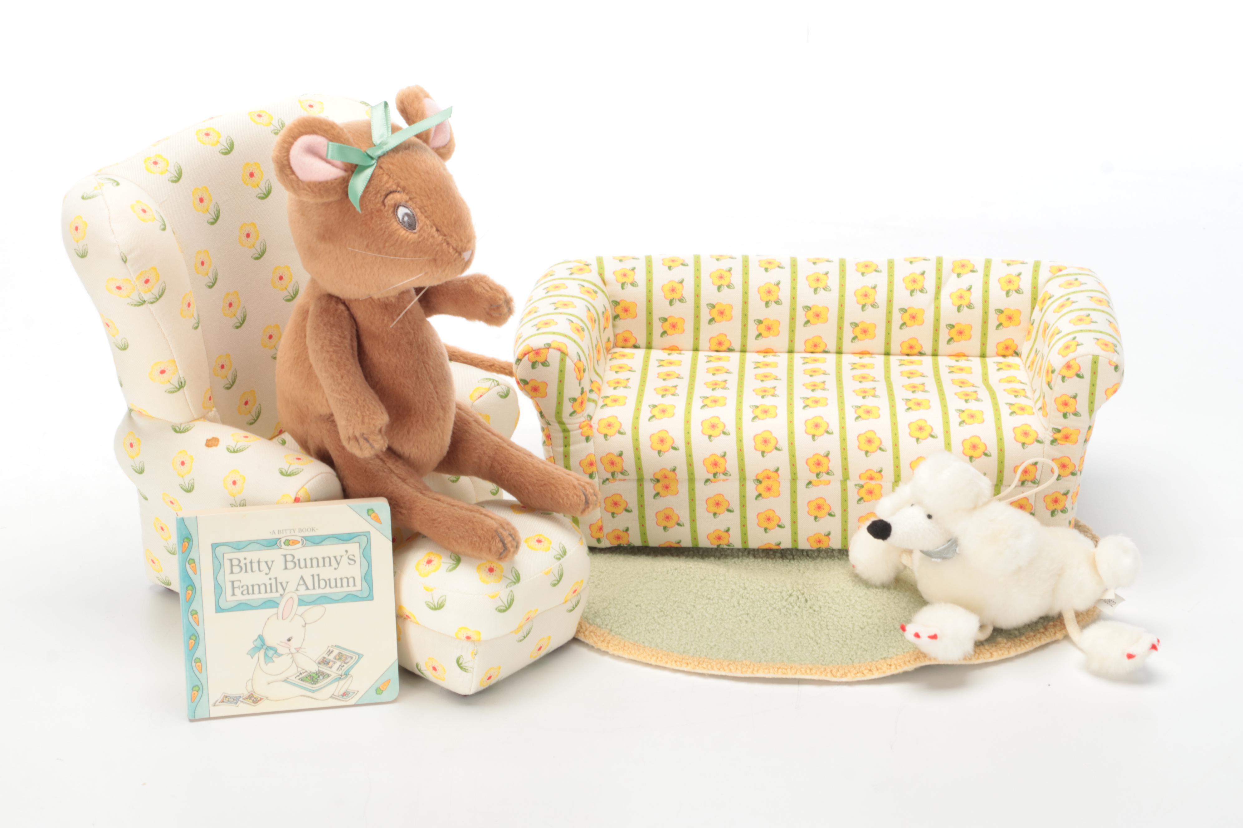 Angelina Ballerina Storybook Cottage with Furniture and Accessories