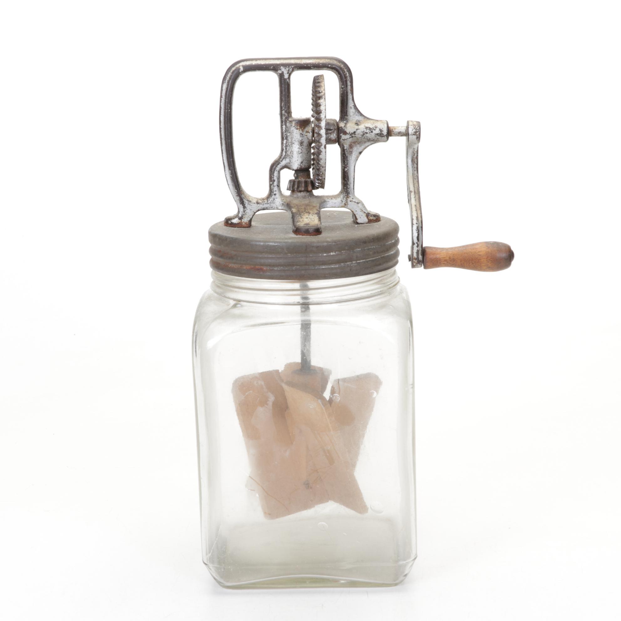 Ceeco Wall Hand-Crank Phone, Dazey Butter Churn, with Stereoscope and Cards