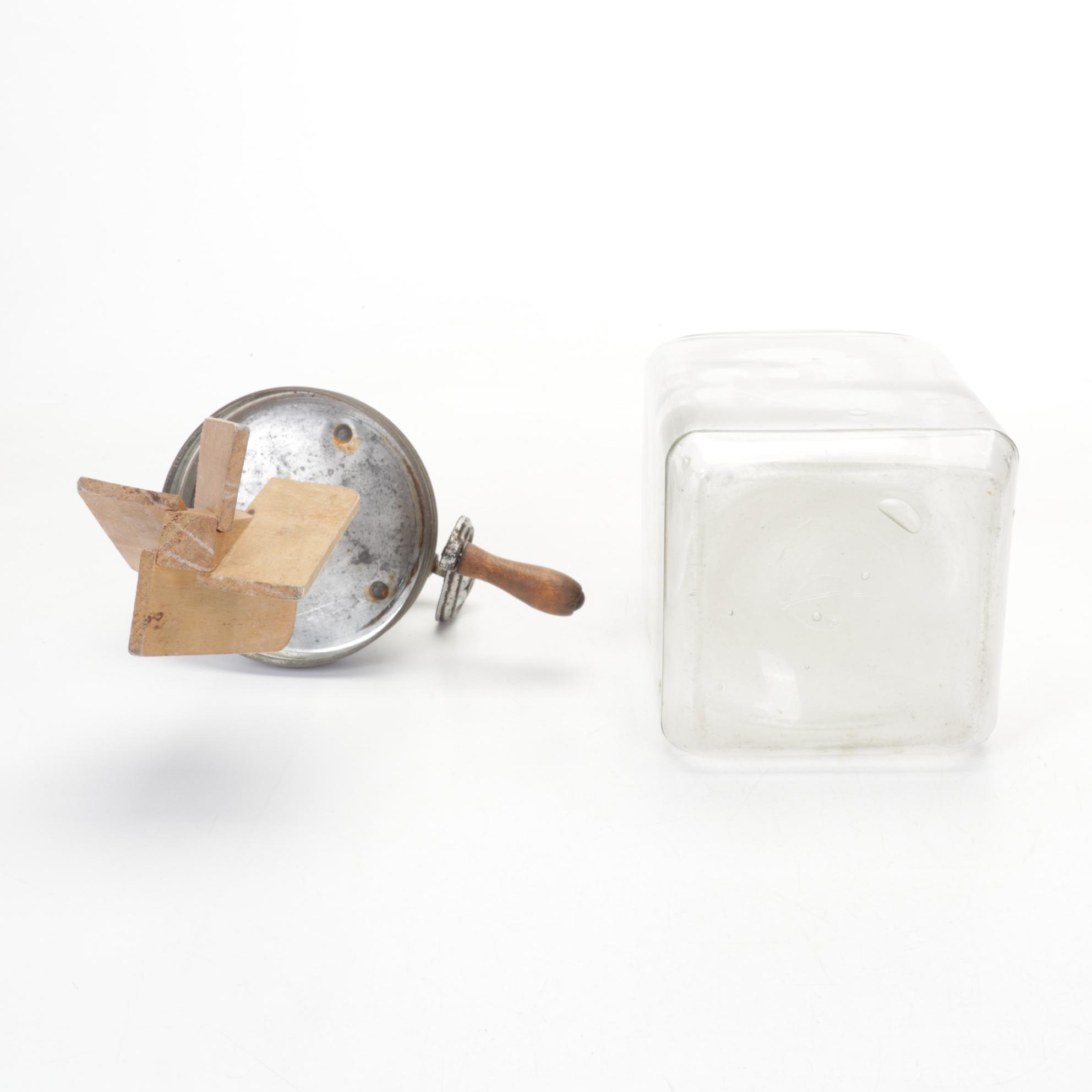 Ceeco Wall Hand-Crank Phone, Dazey Butter Churn, with Stereoscope and Cards