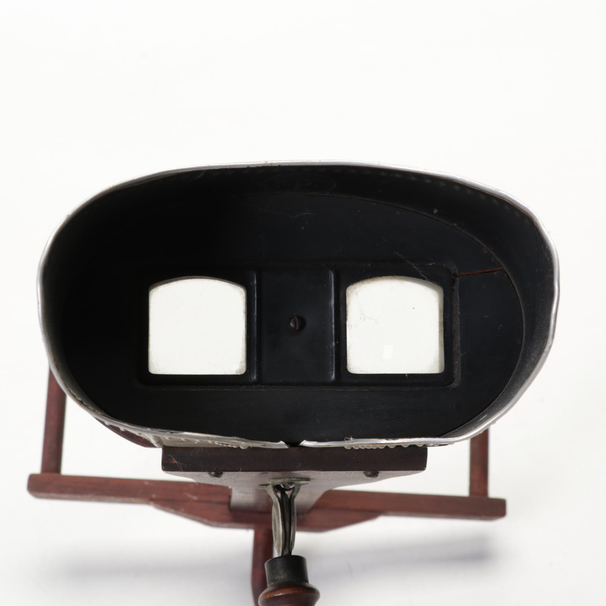 Ceeco Wall Hand-Crank Phone, Dazey Butter Churn, with Stereoscope and Cards