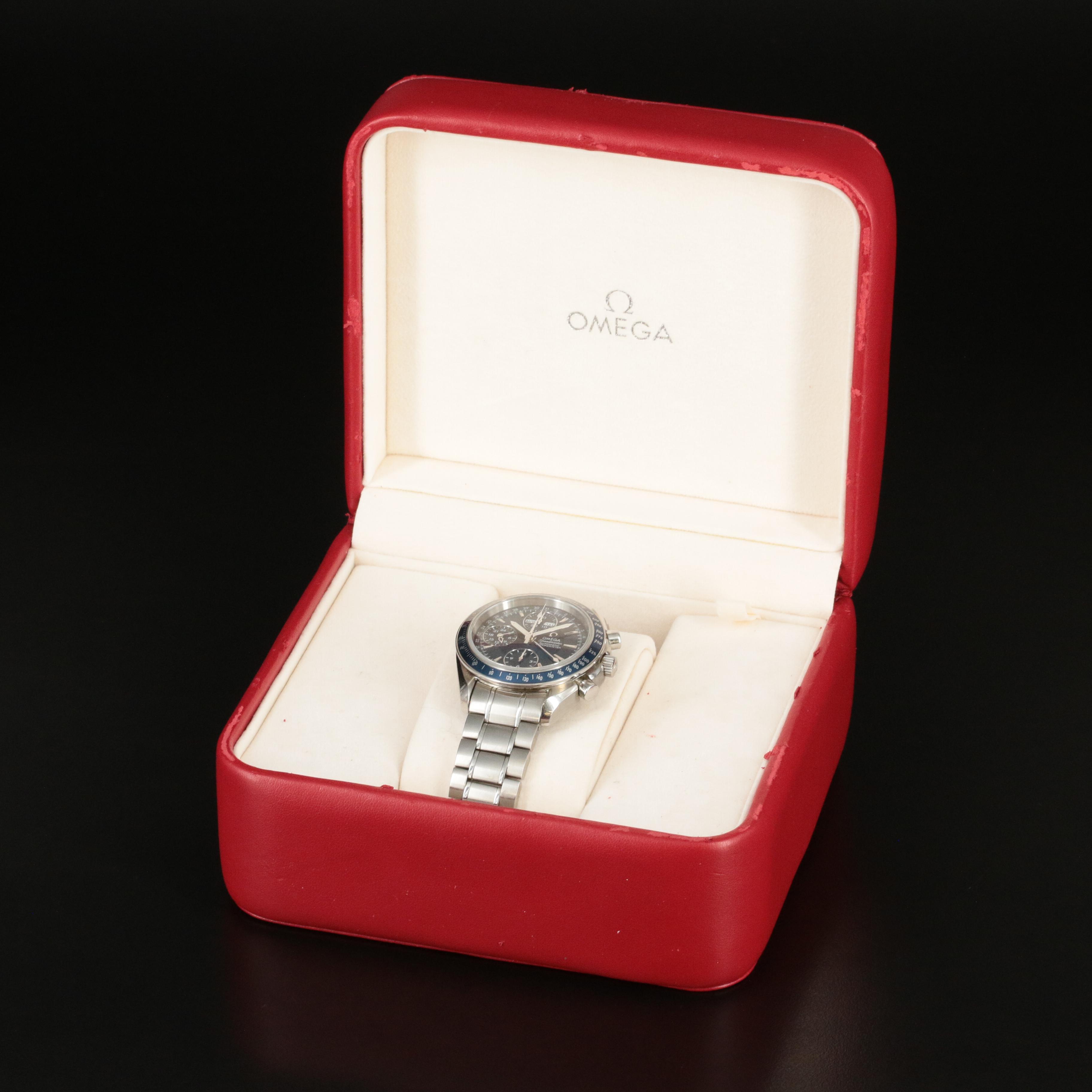 omega-speedmaster-automatic-chronometer-day-date-watch-ebth