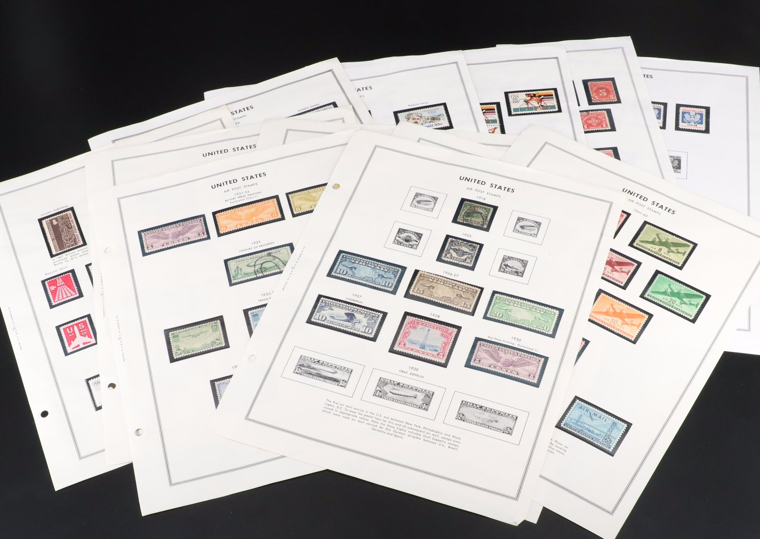 Air Mail and Postage Due Stamp Collection