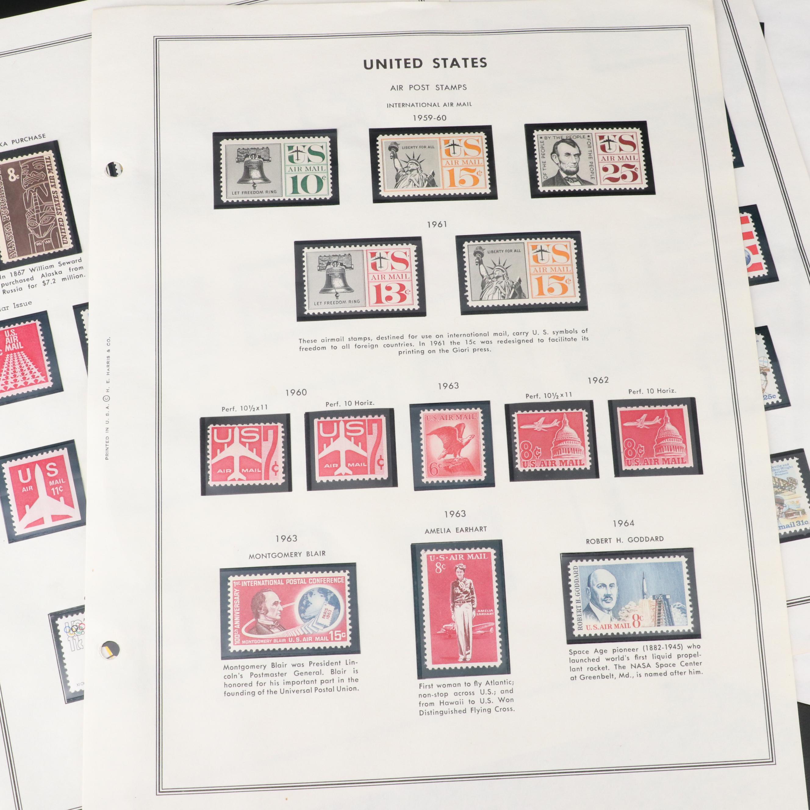 Air Mail and Postage Due Stamp Collection