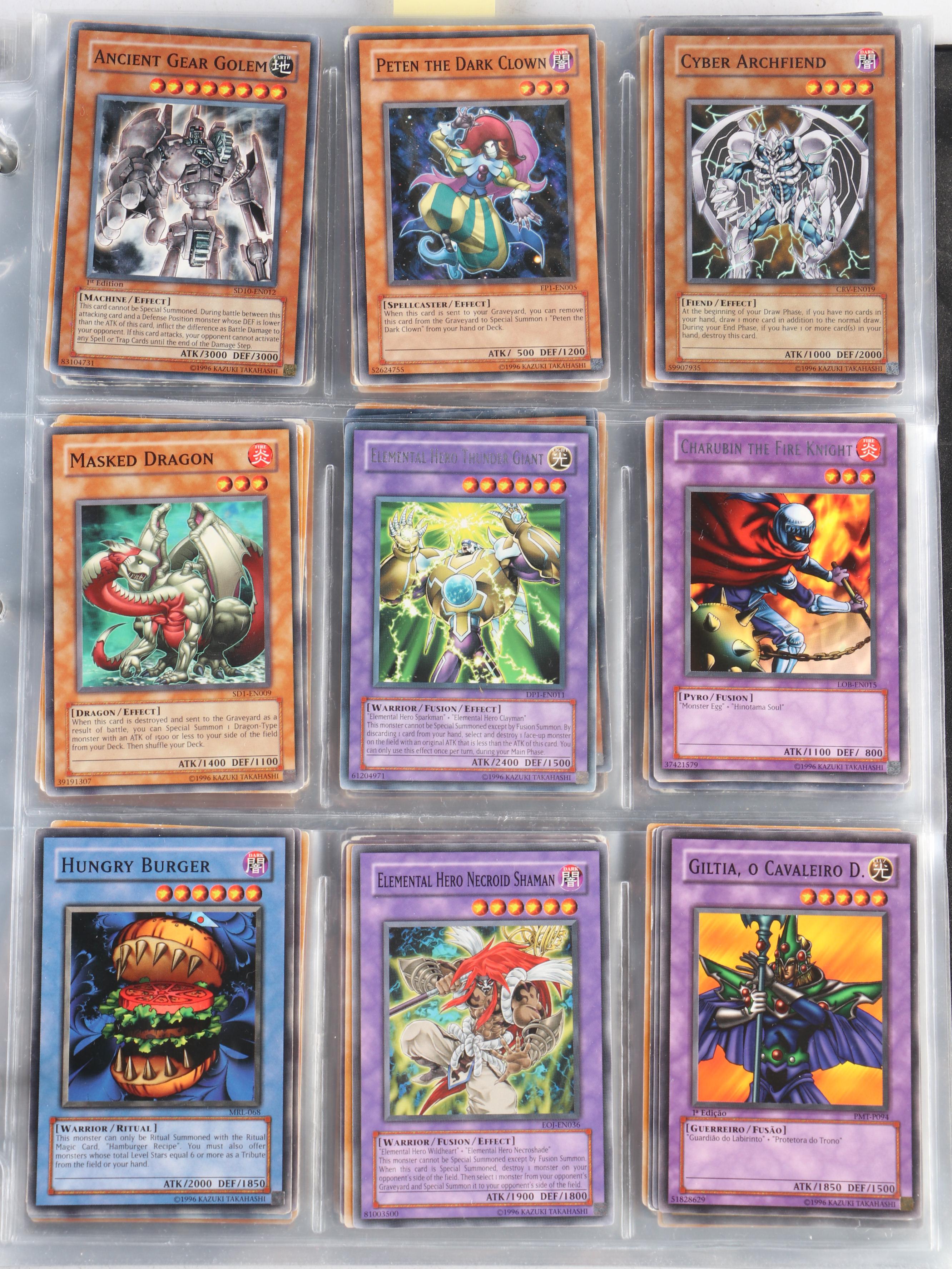 Yu-Gi-Oh! Card Collection Featuring Exodia The Forbidden One and More