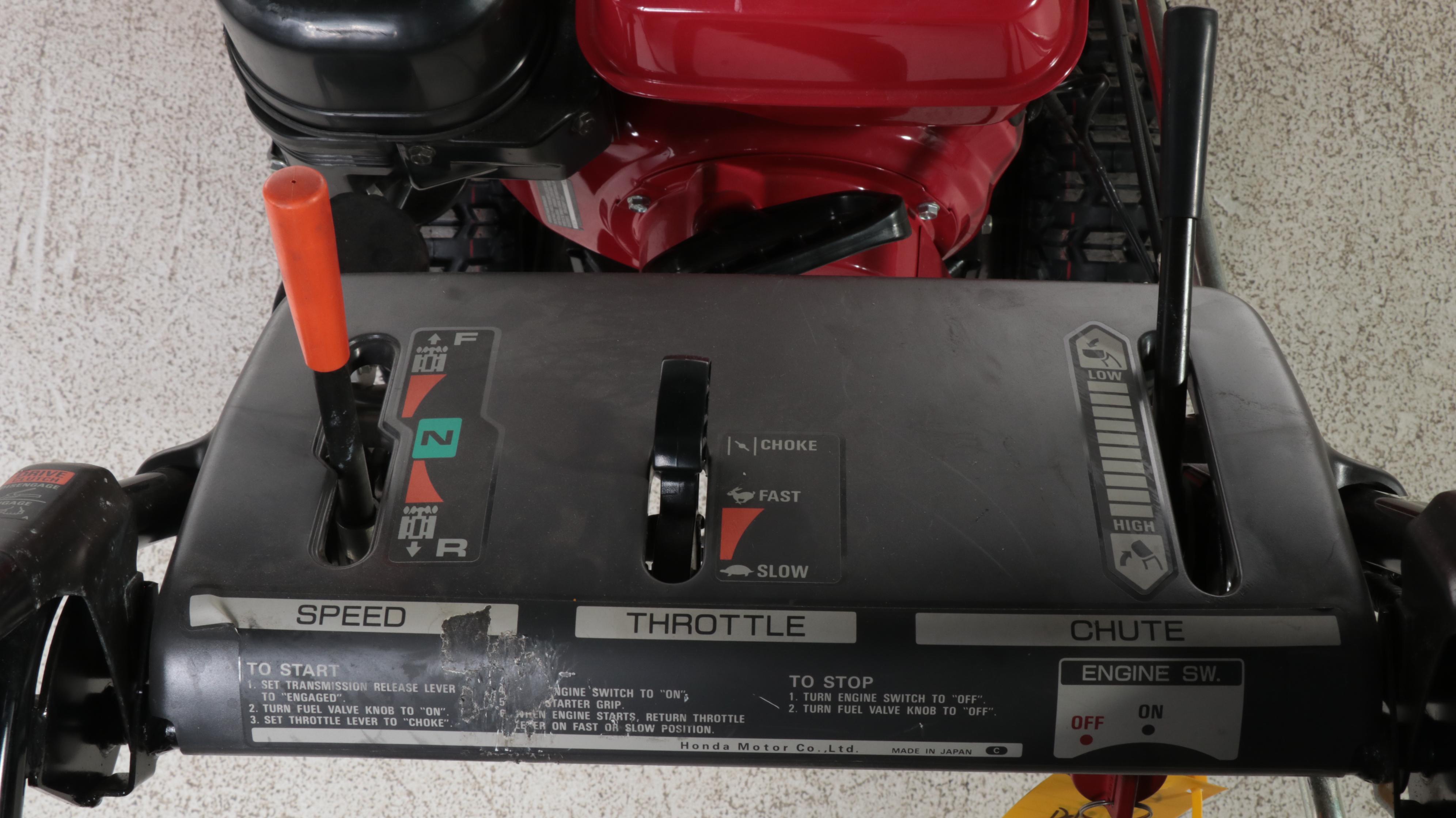 Honda HS928 Snowblower