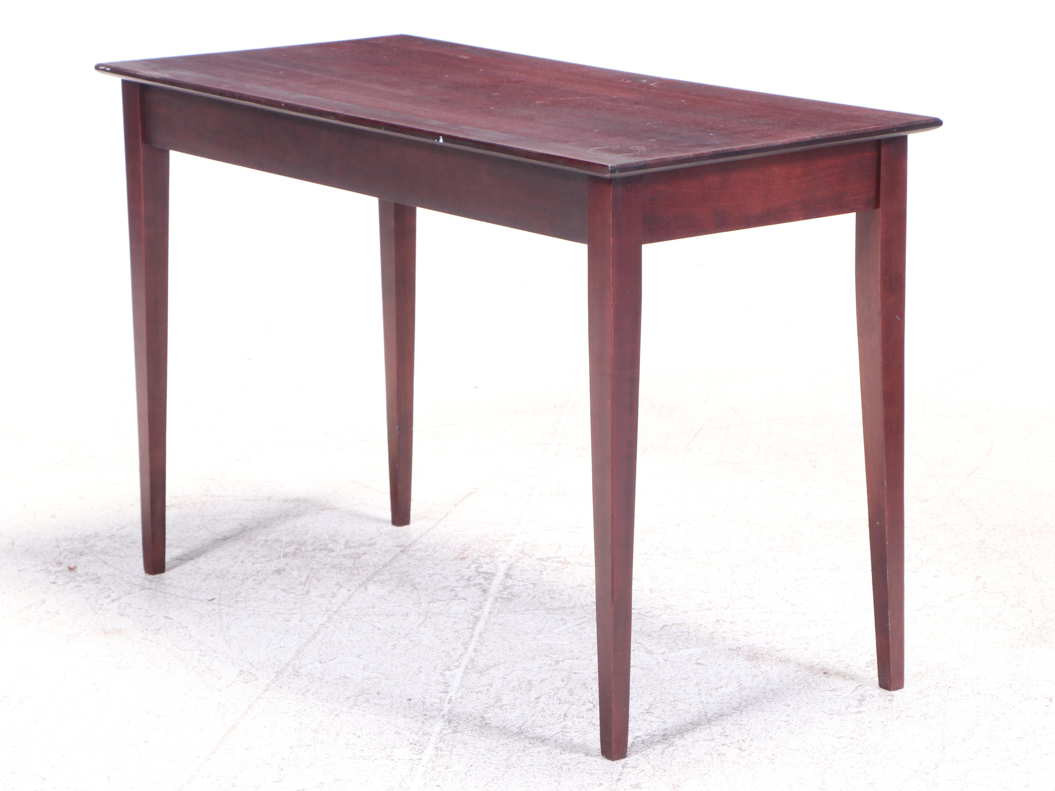 Shaker Style Mahogany Finish Computer Desk