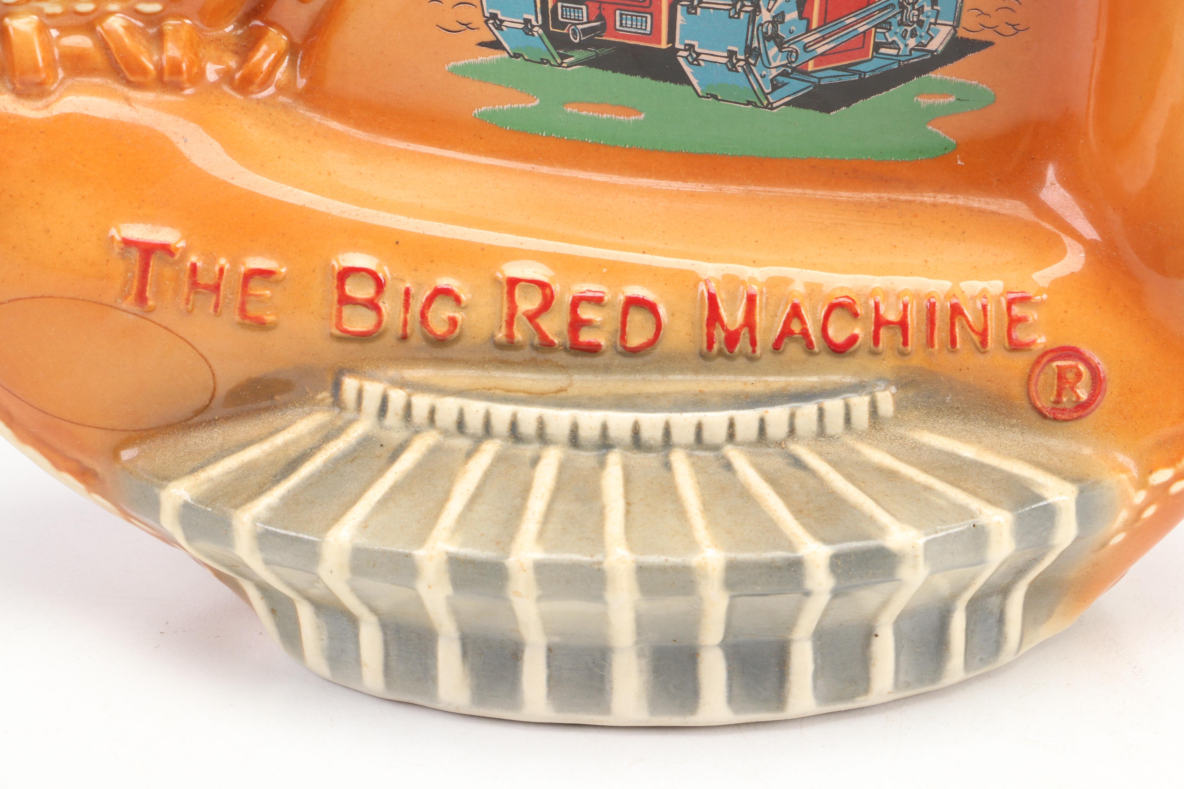 Vintage Cincinnati Reds "The Big Red Machine" Decanter with Baseball Top