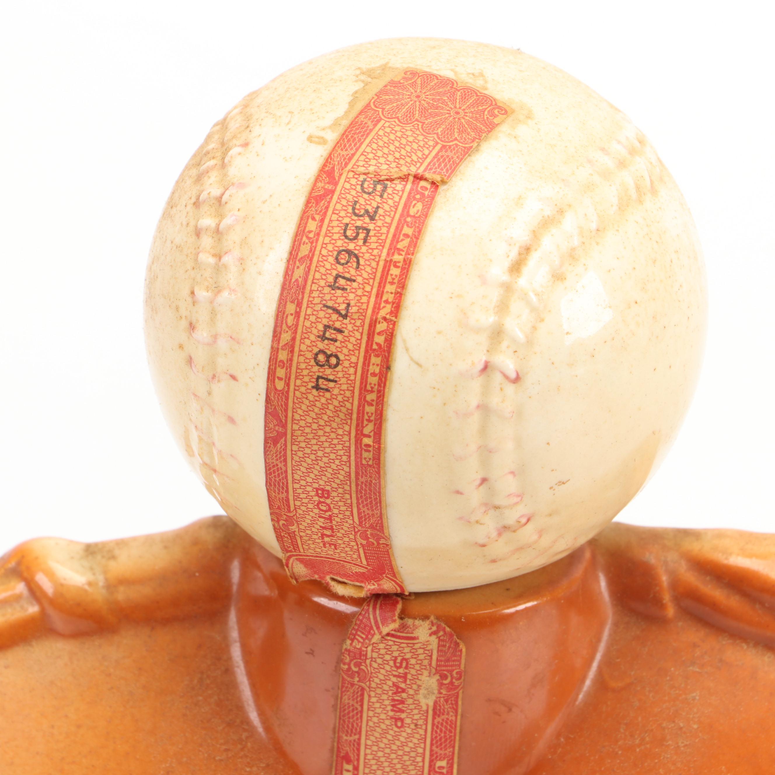 Vintage Cincinnati Reds "The Big Red Machine" Decanter with Baseball Top