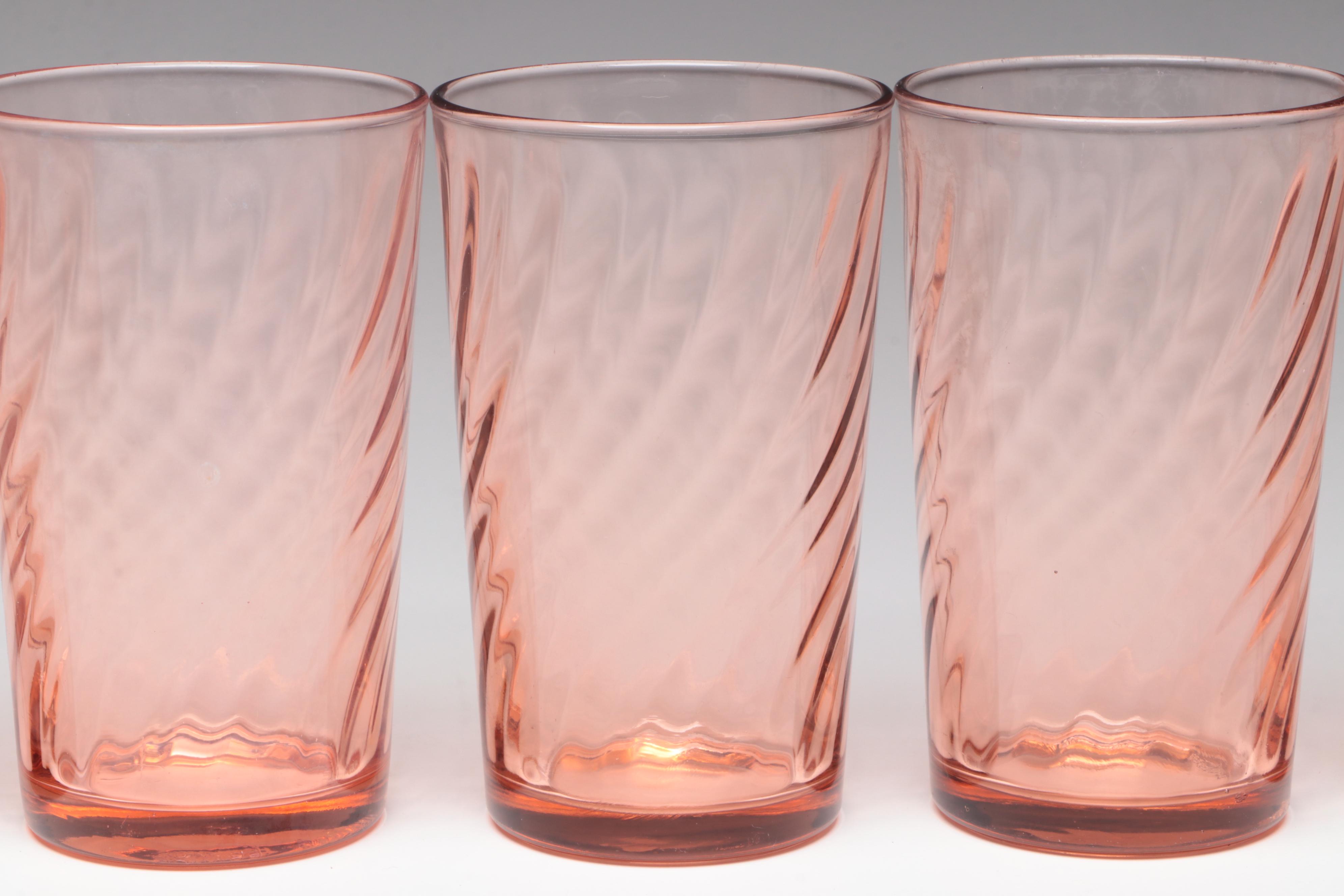 Arcoroc and Other French Pink Glassware