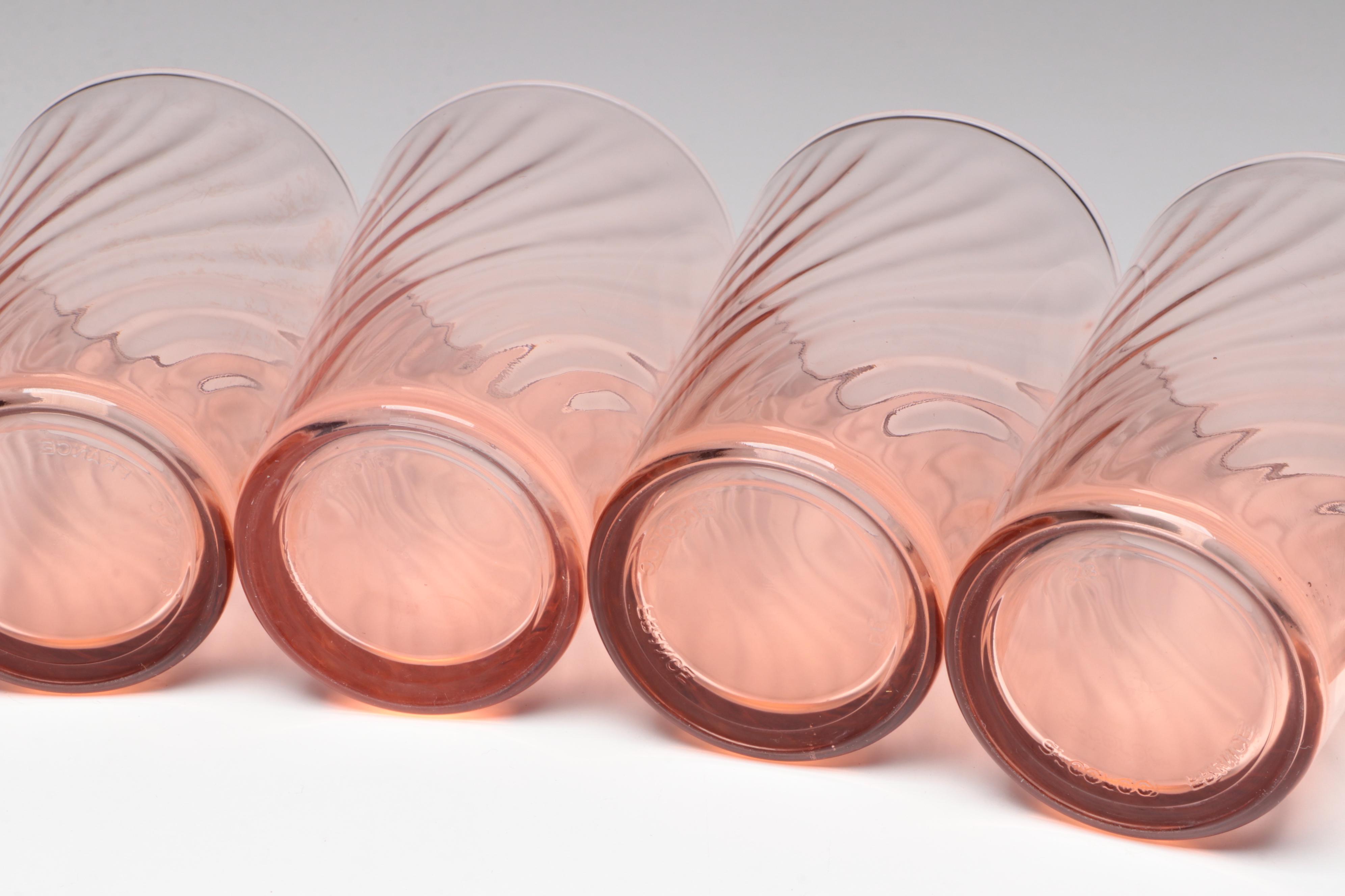 Arcoroc and Other French Pink Glassware