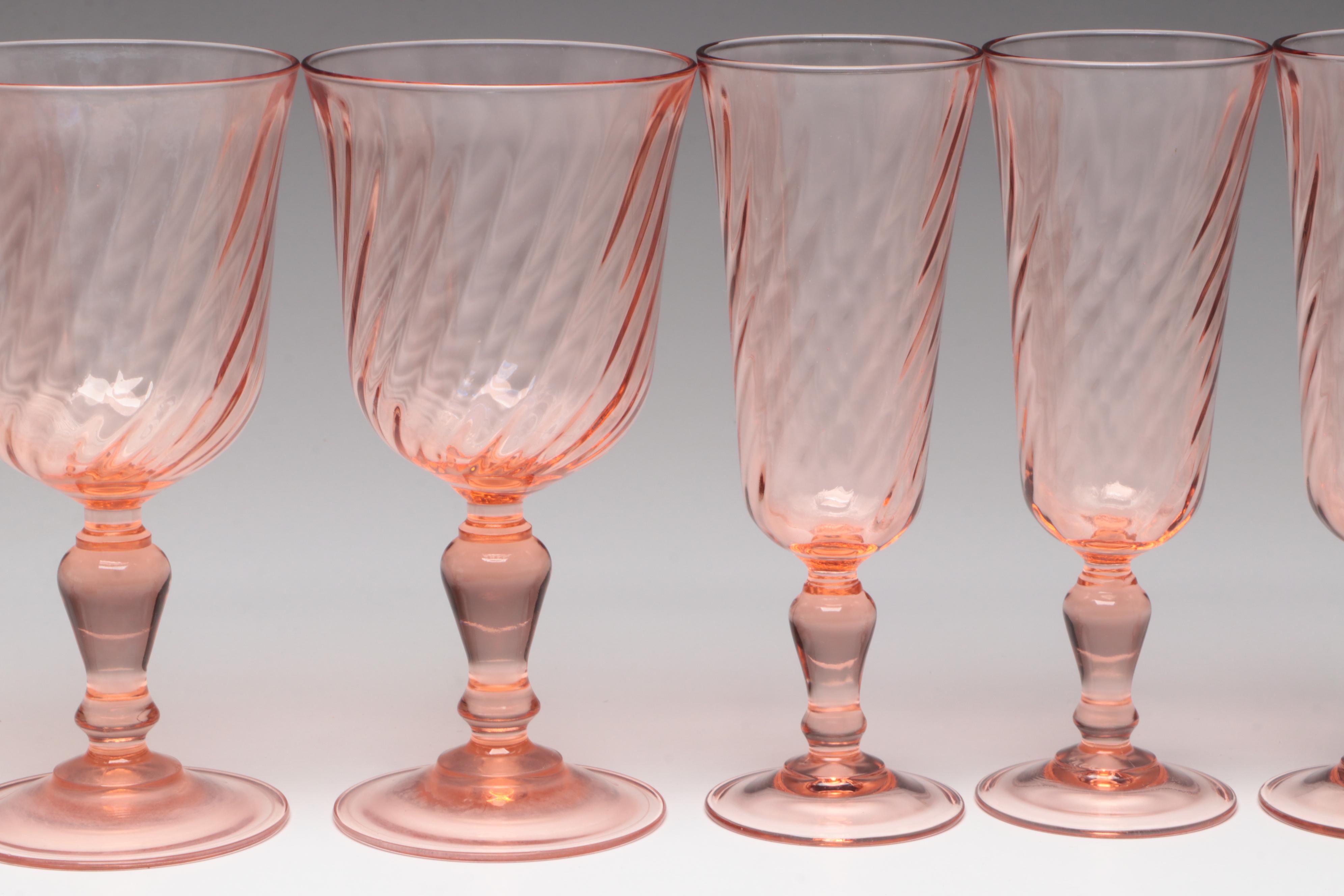 Arcoroc and Other French Pink Glassware