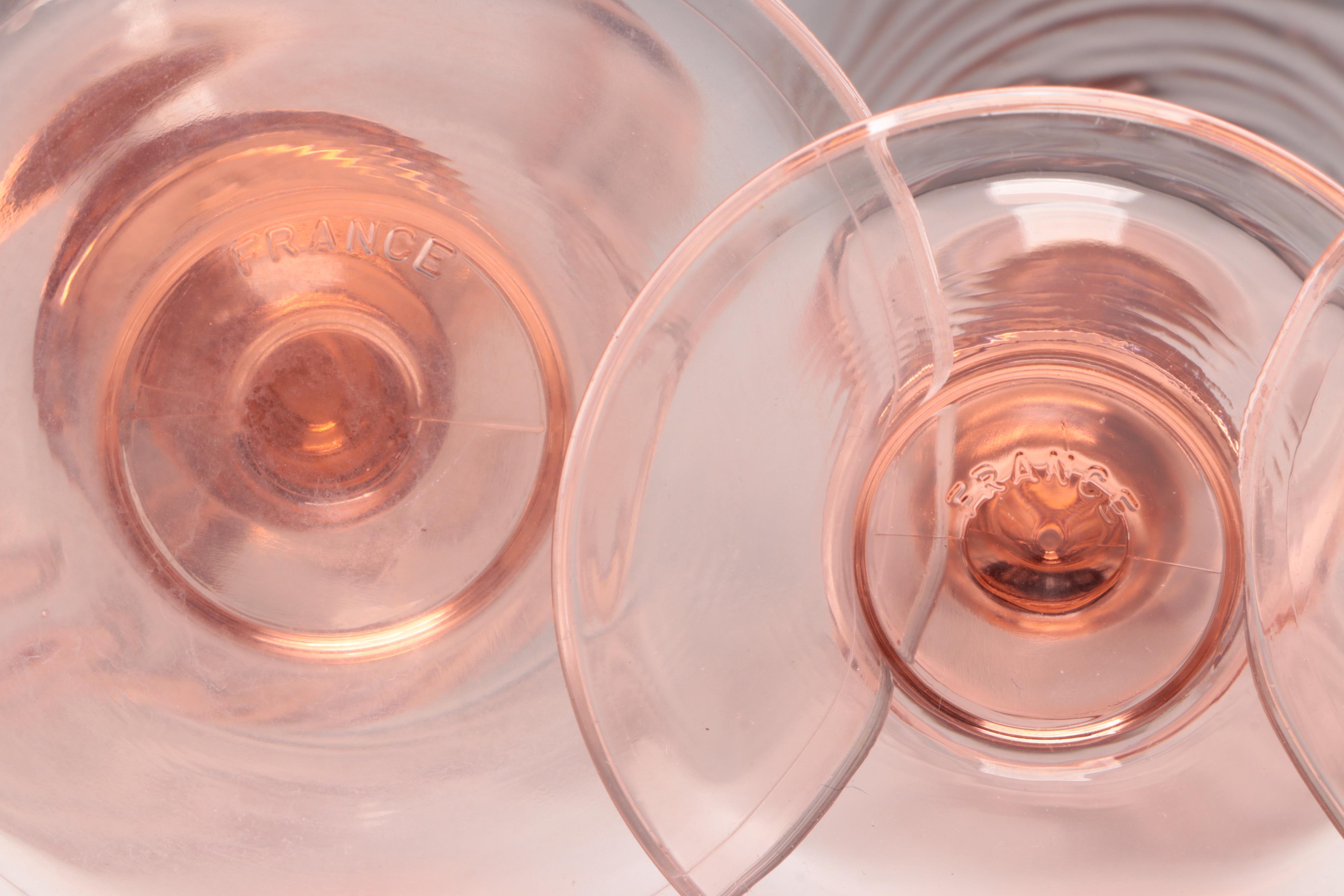 Arcoroc and Other French Pink Glassware