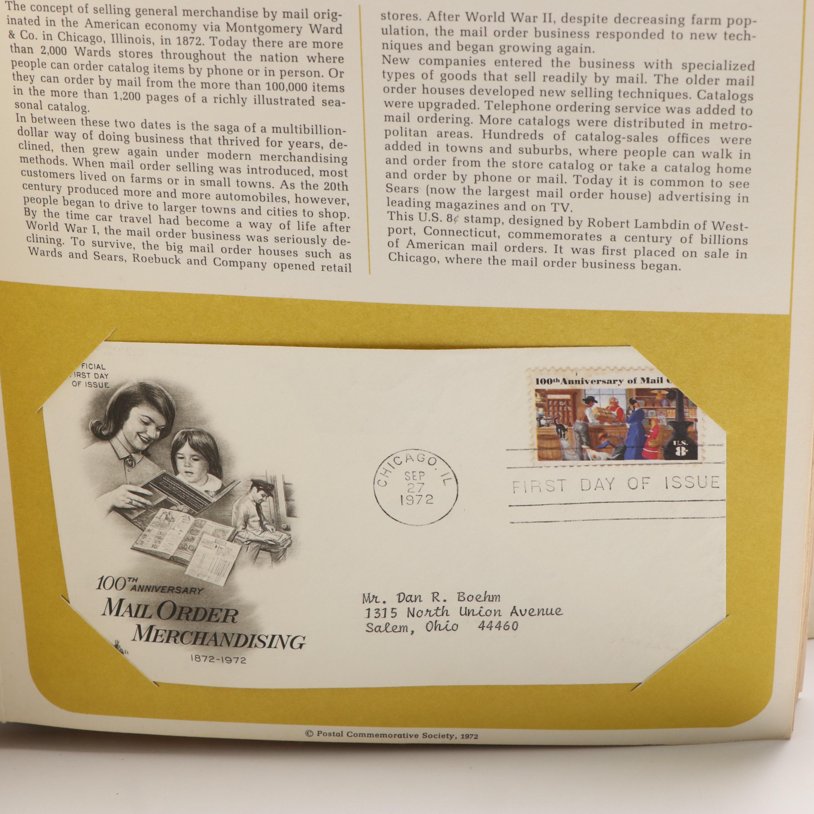 Three Albums of Postal Covers