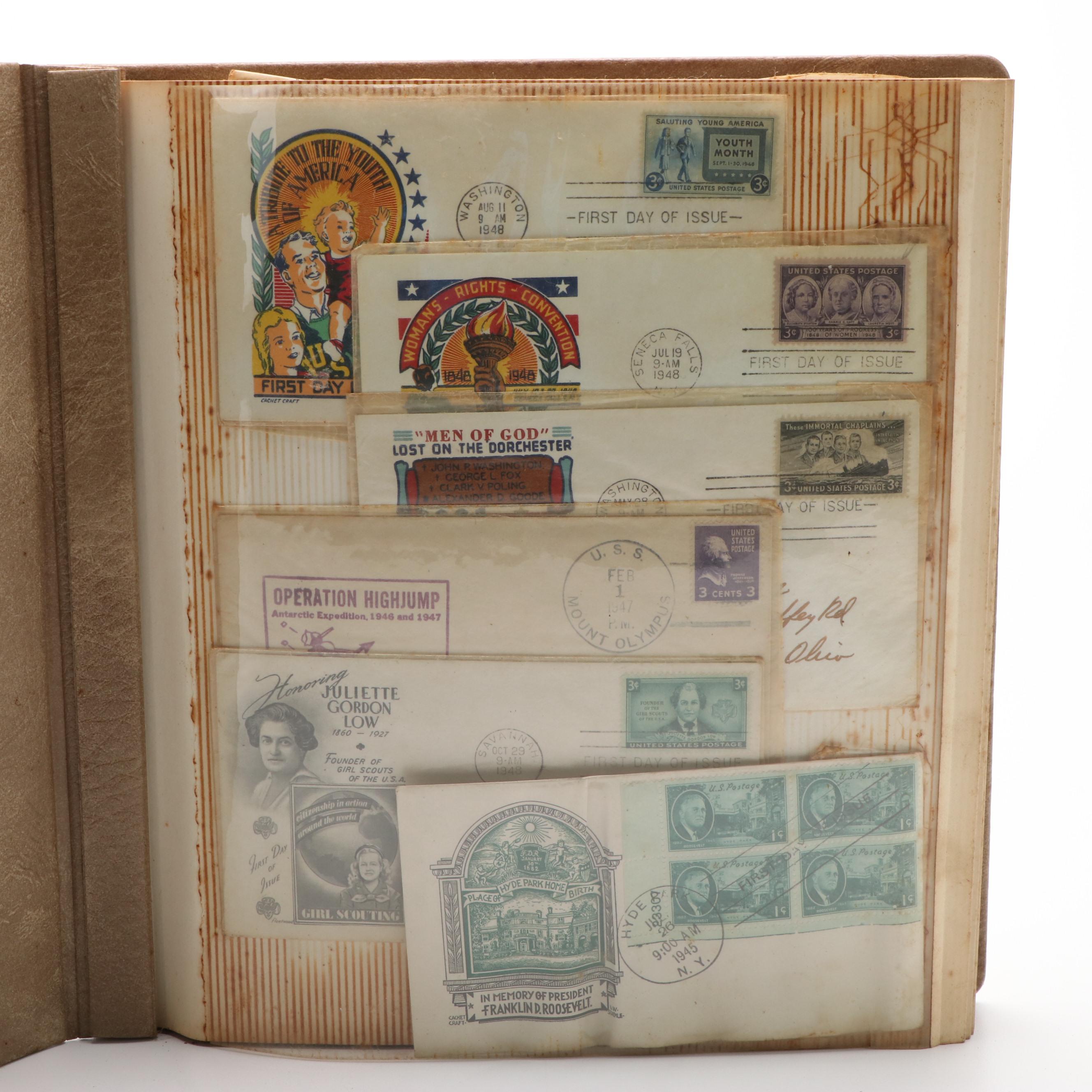 Three Albums of Postal Covers